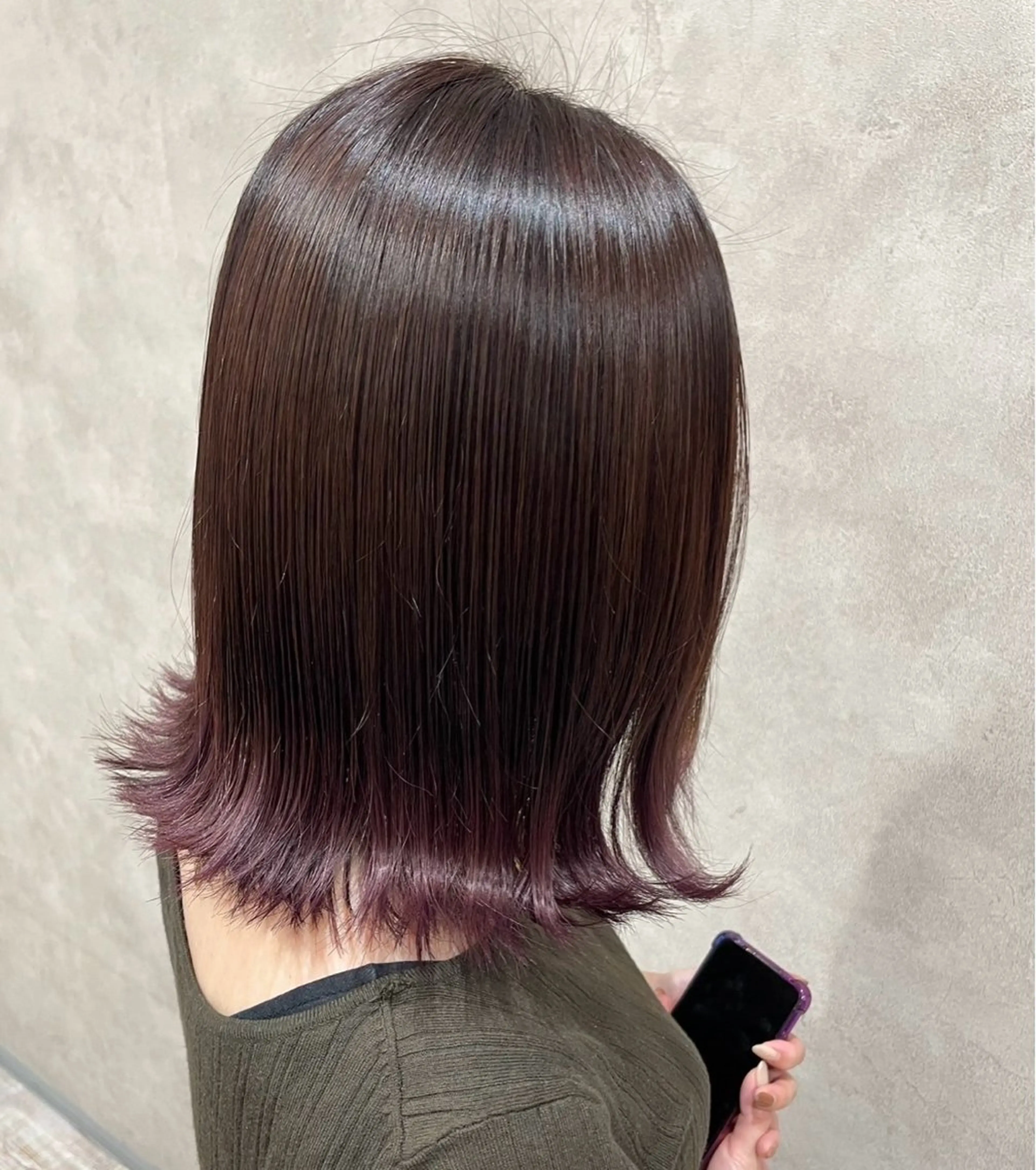 【ツヤツヤ✨️】暖色color＋トリートメント🍁の写真