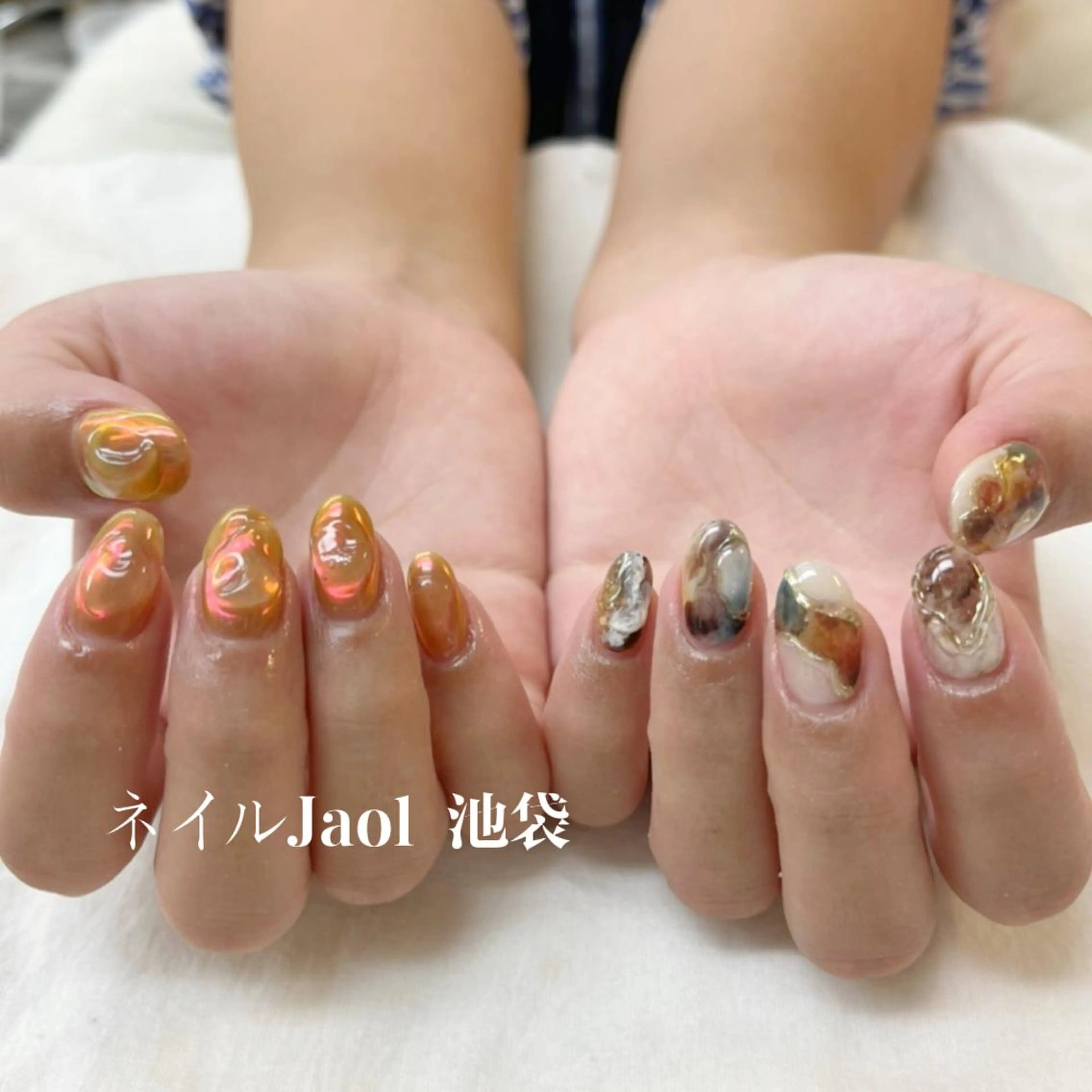 ミディアム nail jaol池袋店所属・ネイルJaol 池袋のネイルデザイン