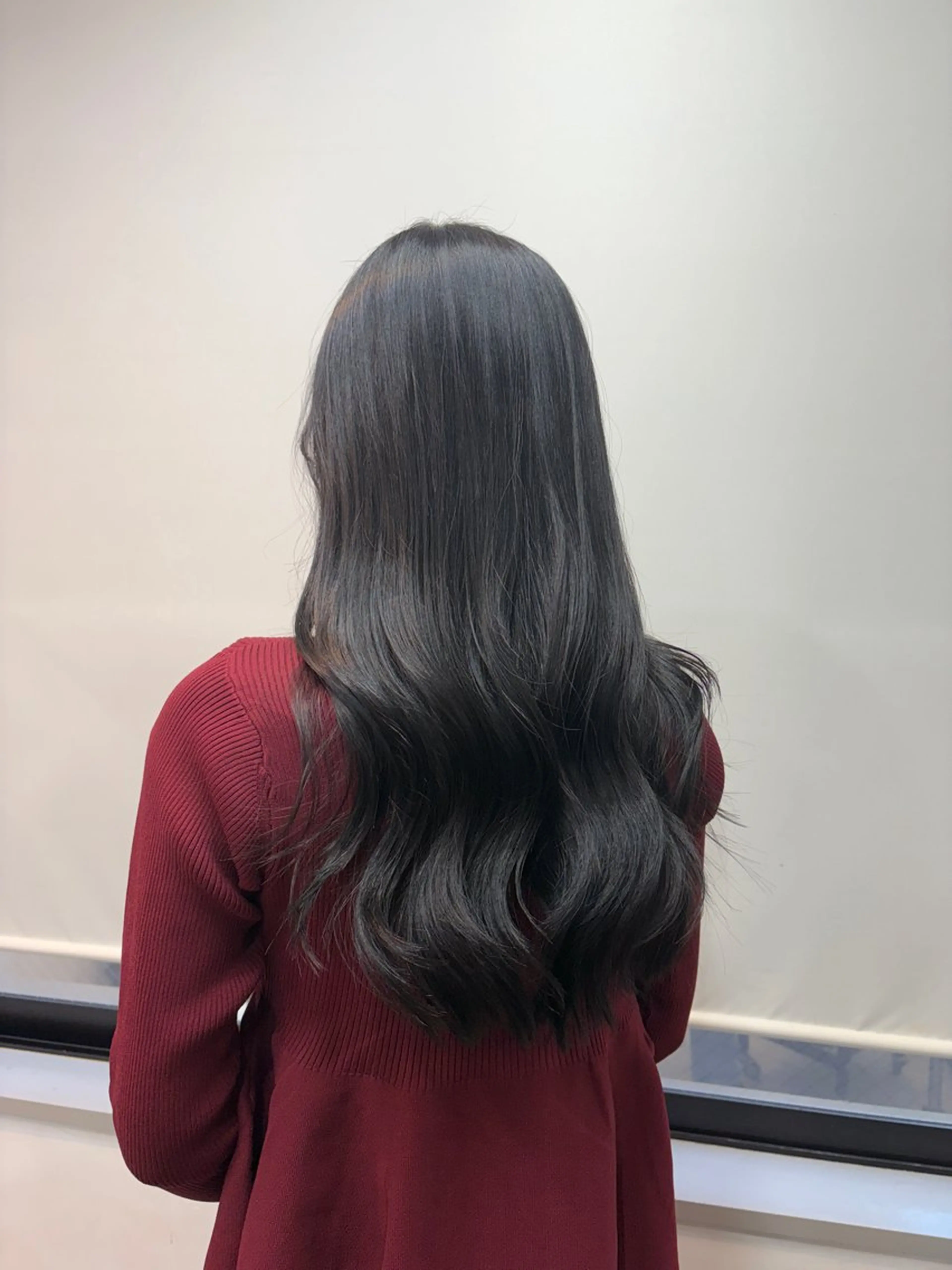 ロング カラー カット ヘアカラー トリートメント ヤマナカ エリカのヘアスタイル