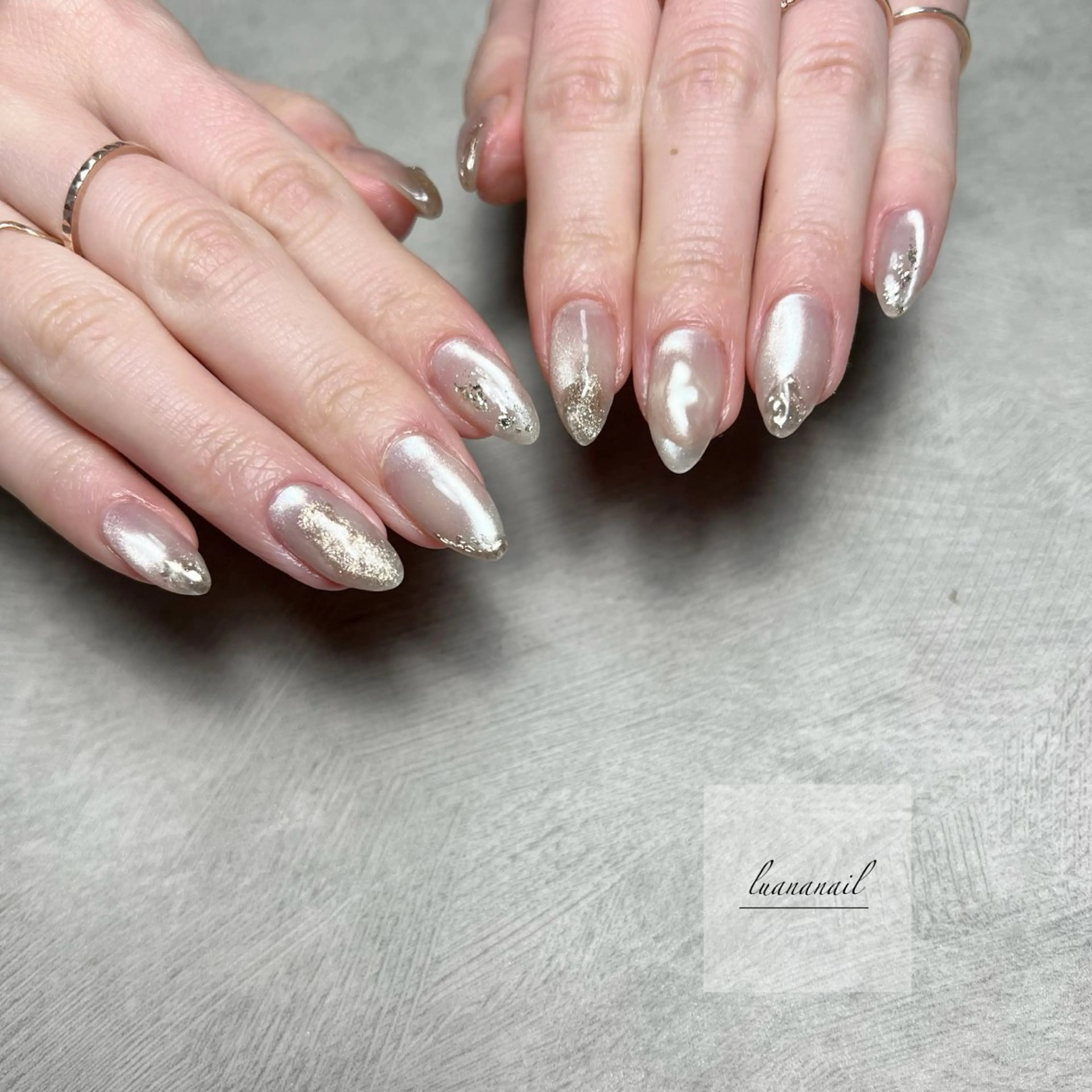 ネイル アートネイル マグネットネイル ハンドネイル luana nailのネイルデザイン