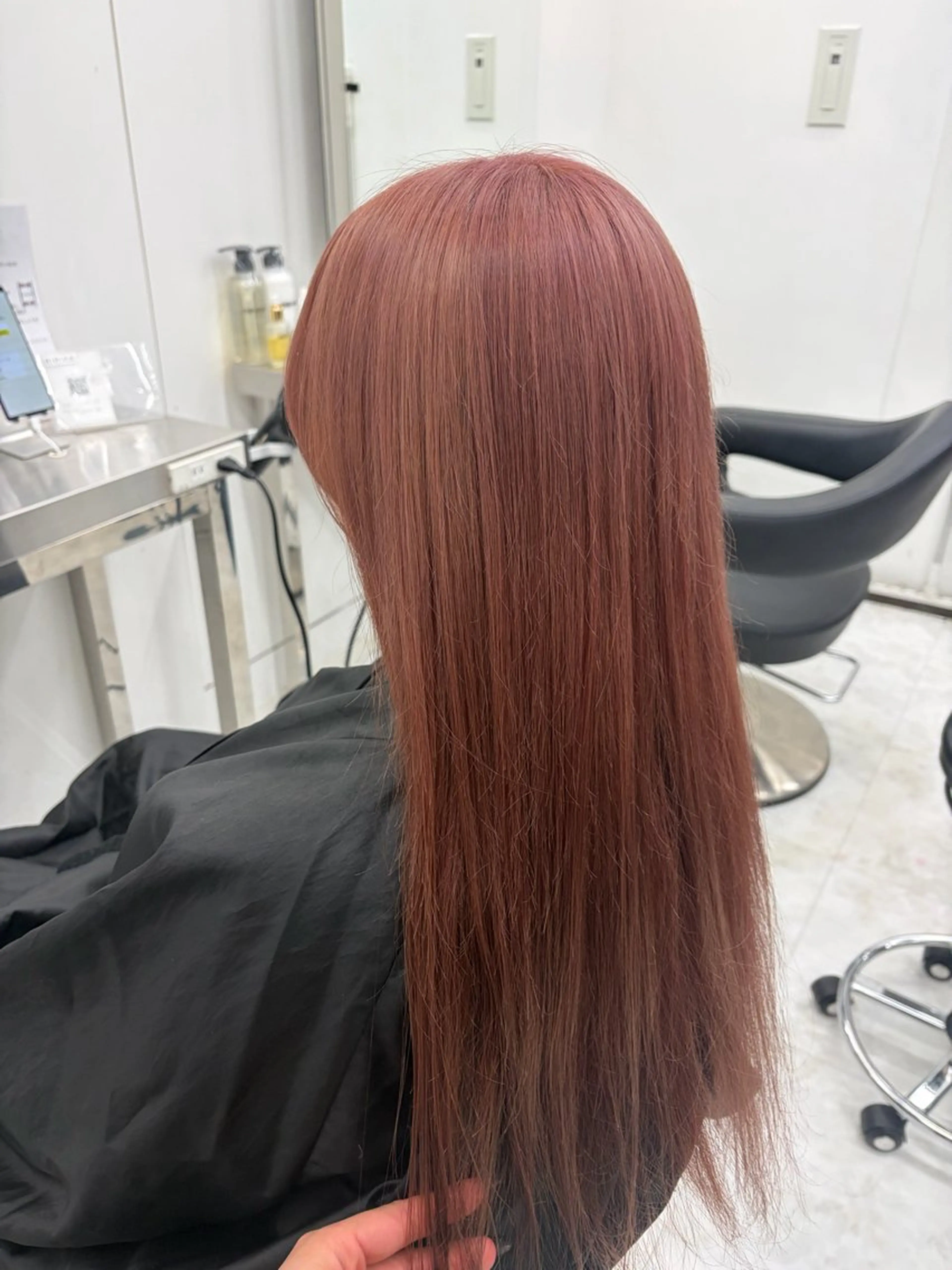 ロング ヘアカラー ヘアセット 透明感ハイトーンヘア 🎀ririka🎀のヘアスタイル