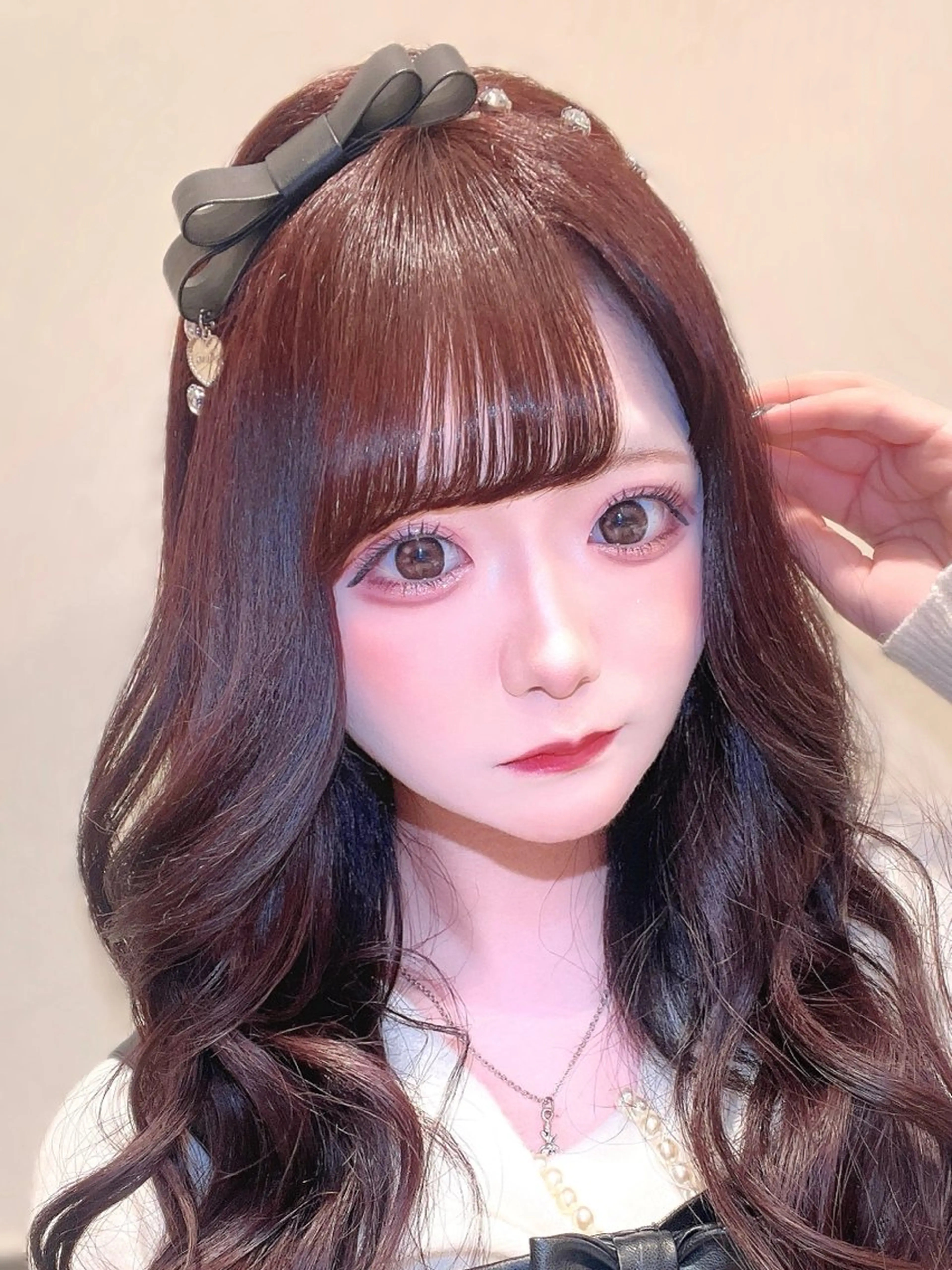 ミディアム カラー カット ヘアカラー トリートメント ヘッドスパ ヘアセット 韓国ヘア/レイヤー/ 顔まわり/りょーとのヘアスタイル