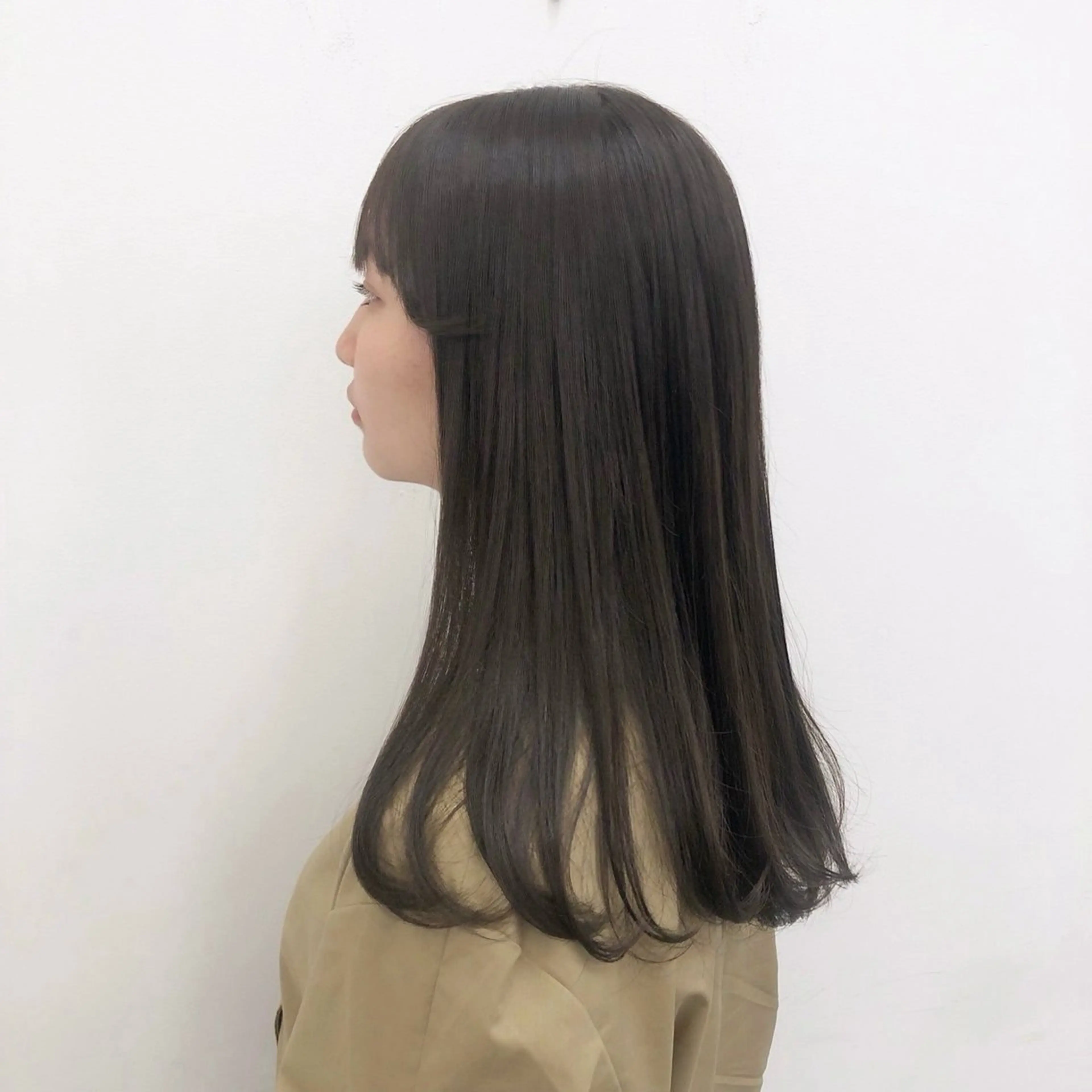 セミロング カラー Parve Mix 森 美遥🇰🇷🩶のヘアスタイル