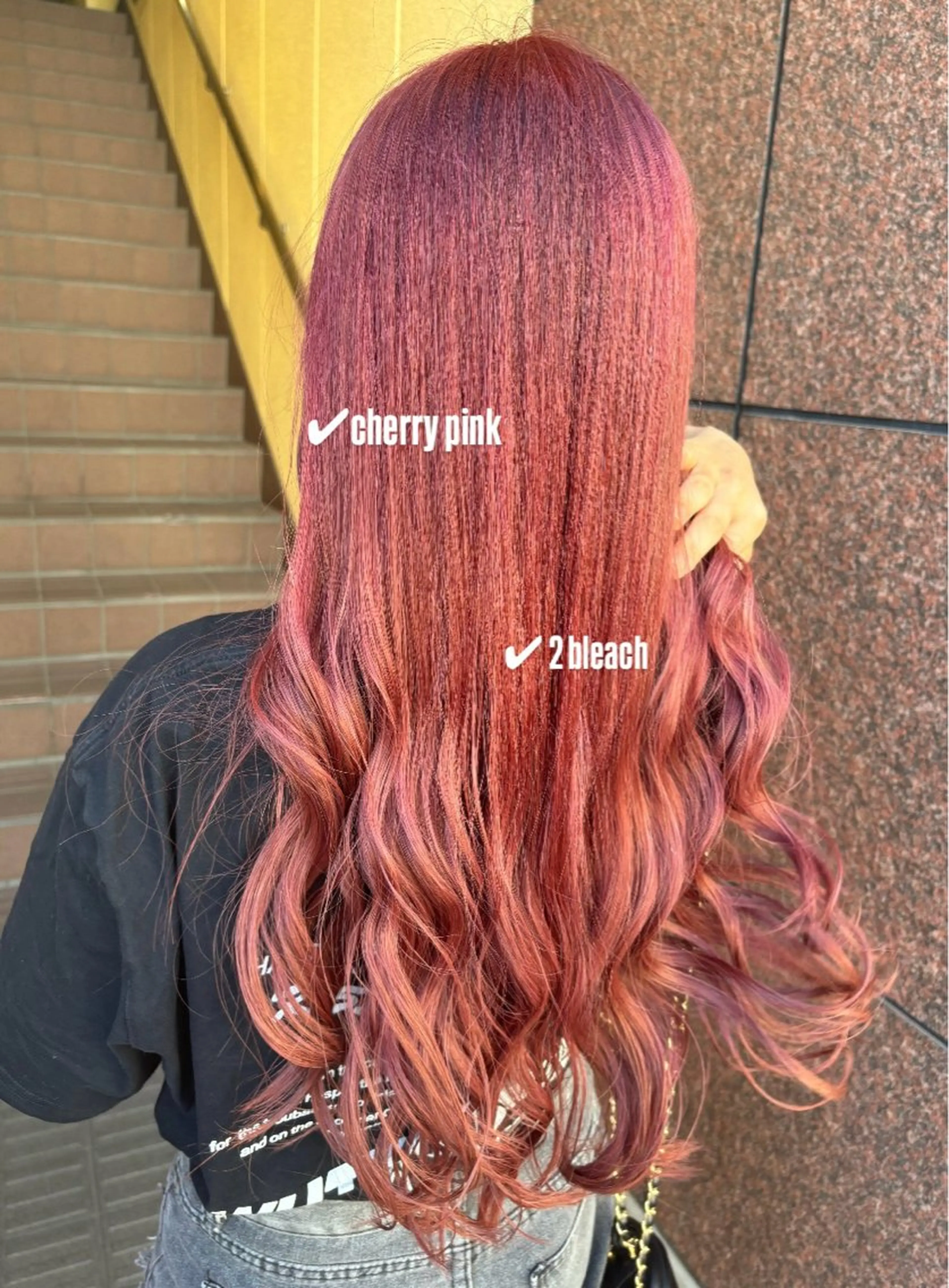 ロング ヘアカラー トリートメント ボブ／"質感再生"艶 カラー🫧sHOMaのヘアスタイル