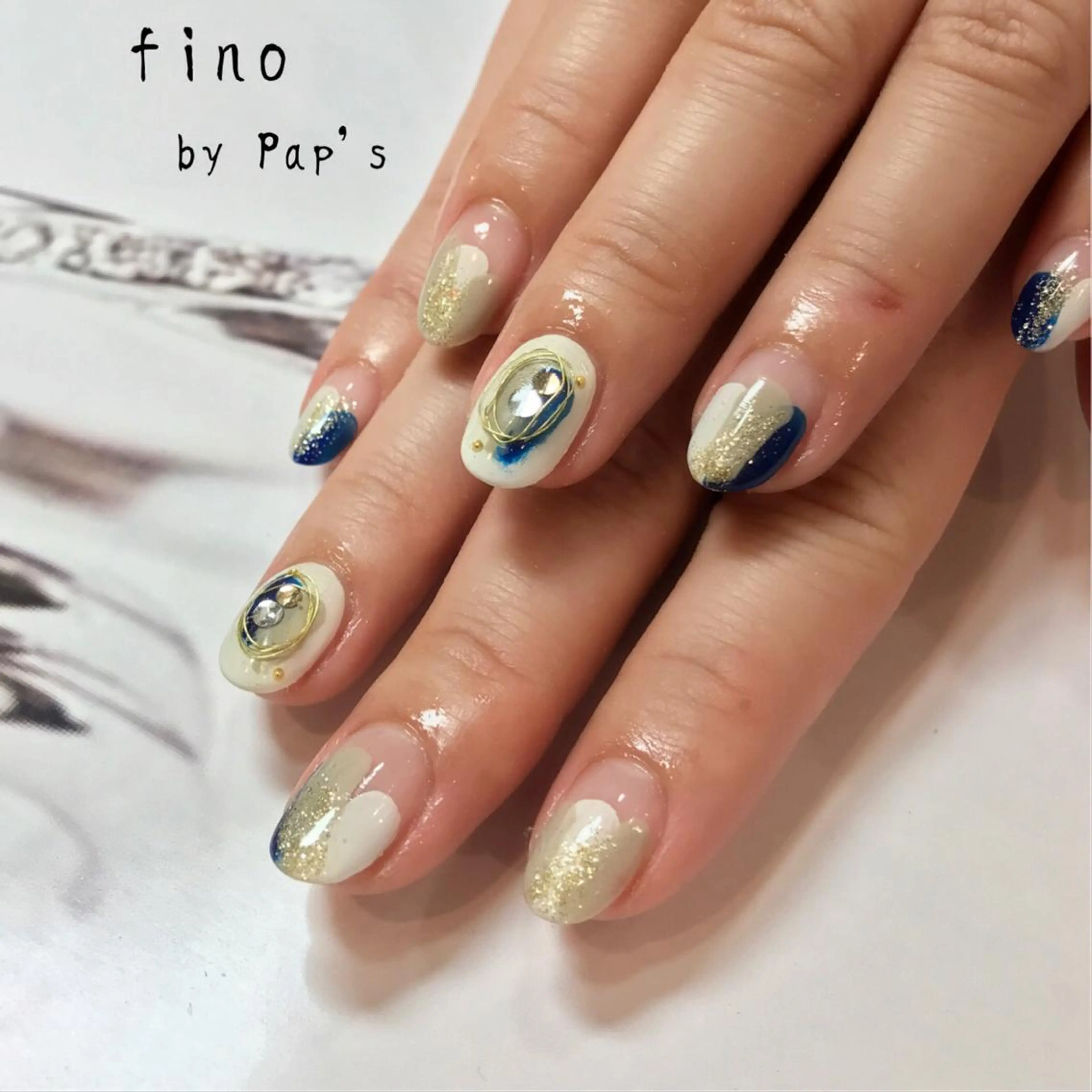 ネイル fino by Pap's所属・西畠 真由美のネイルデザイン