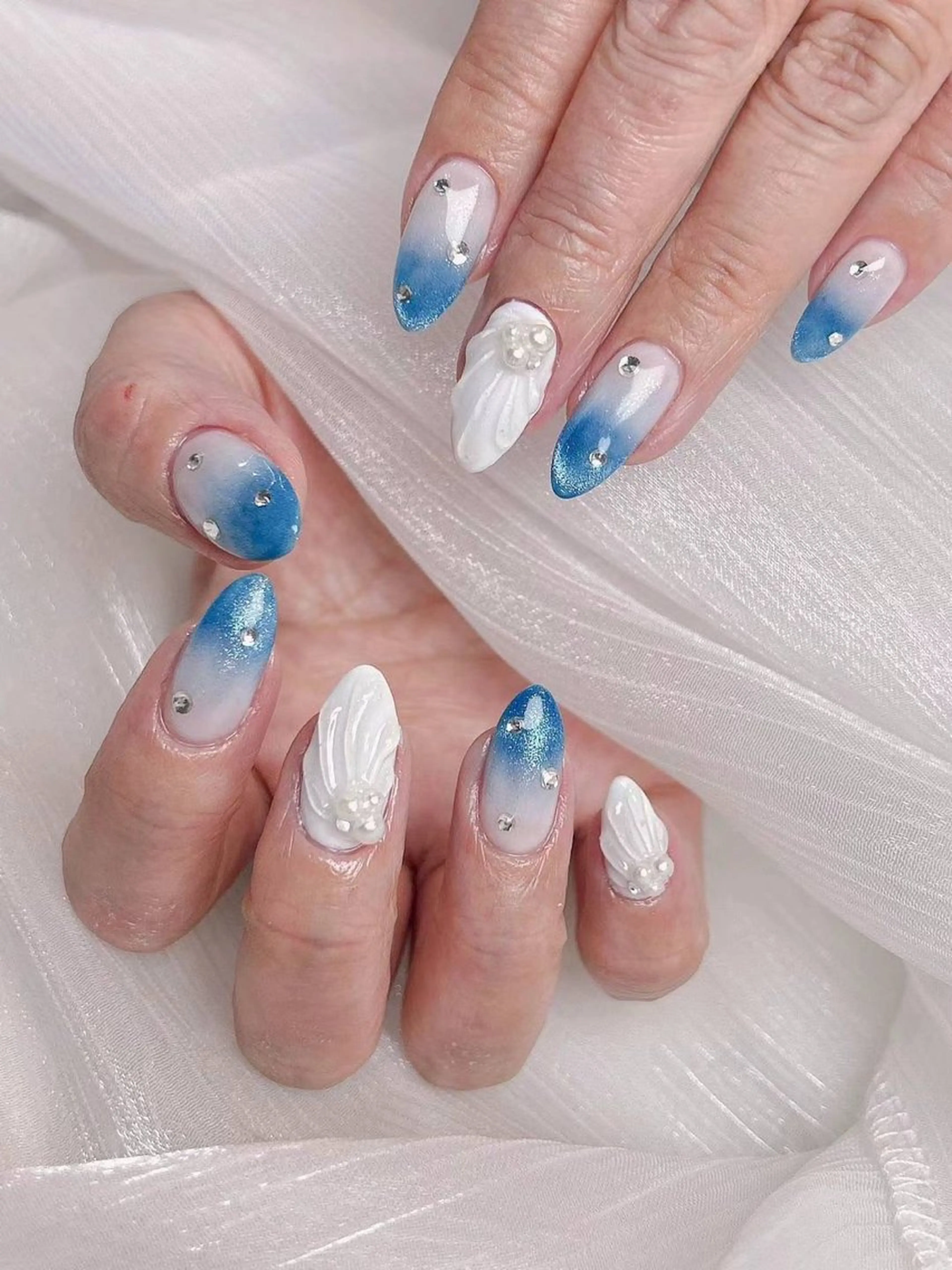 ネイル アートネイル フラワーネイル フットネイル ジェルネイル マグネットネイル Babarla Nailのネイルデザイン