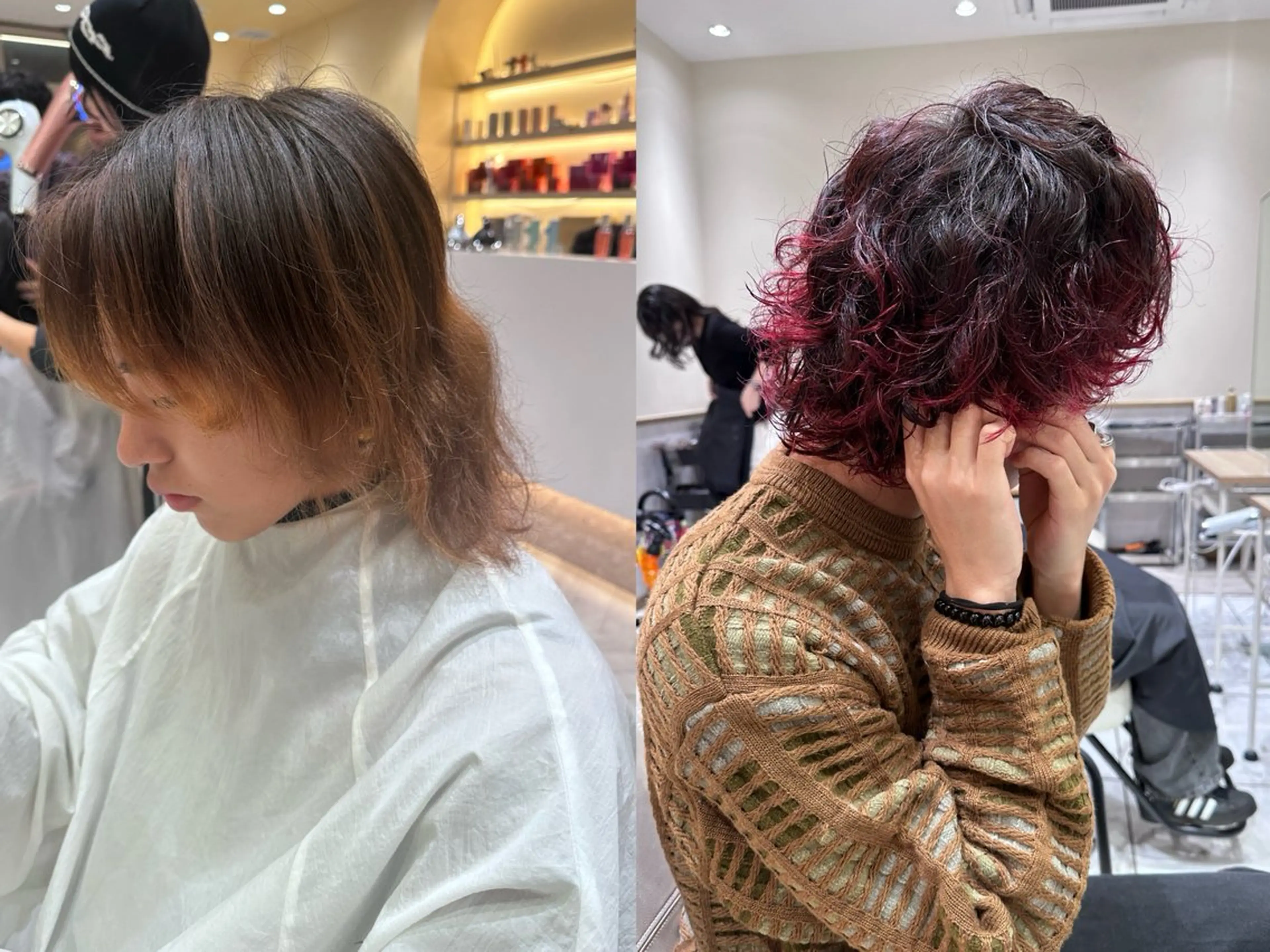 メンズ 学生カット+カラー🫧👼8800円の写真