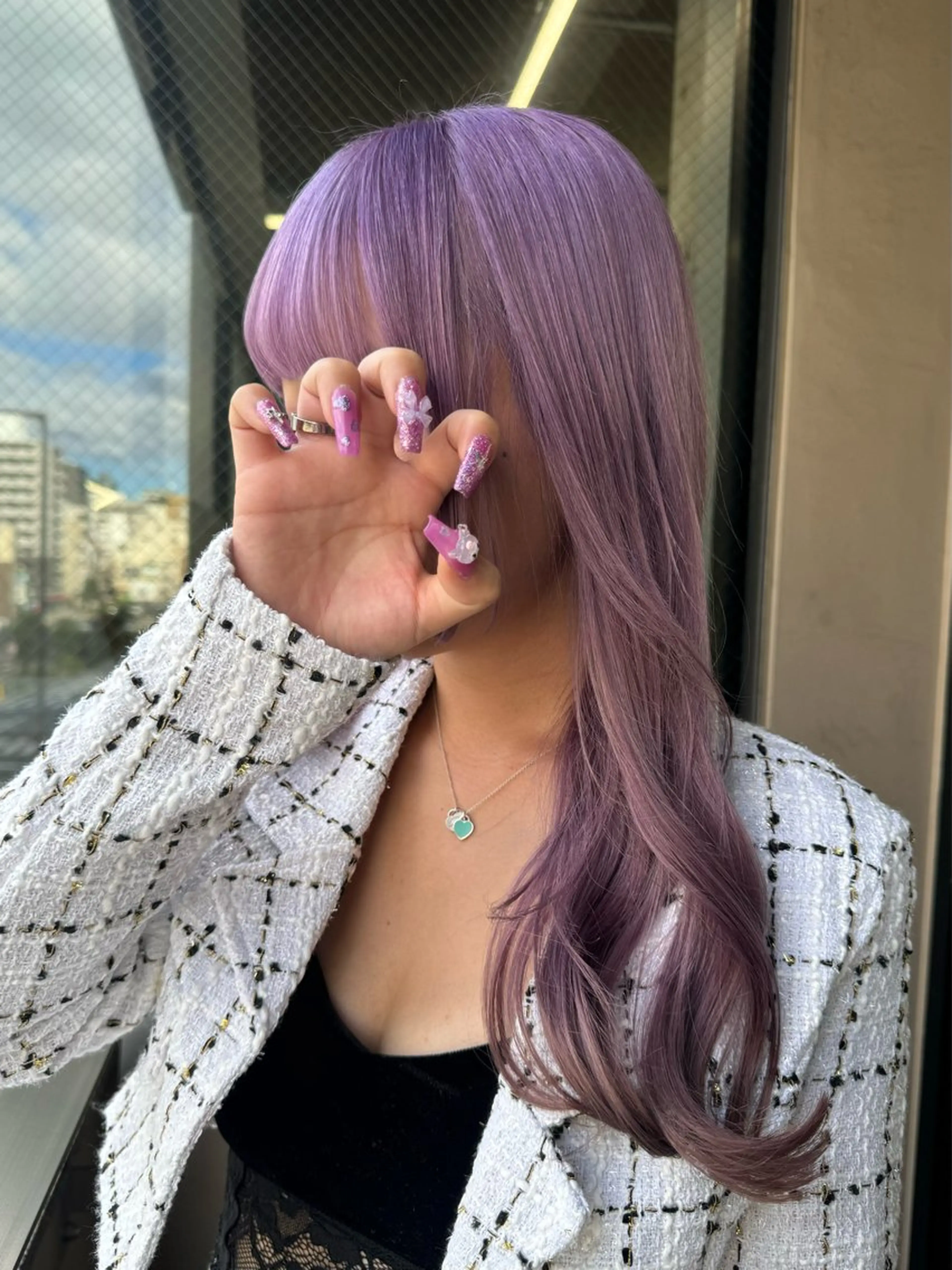 ロング ケアカラー 髪質改善 似合わせカット 【NEWI 天王寺店 】 Fukaのヘアスタイル