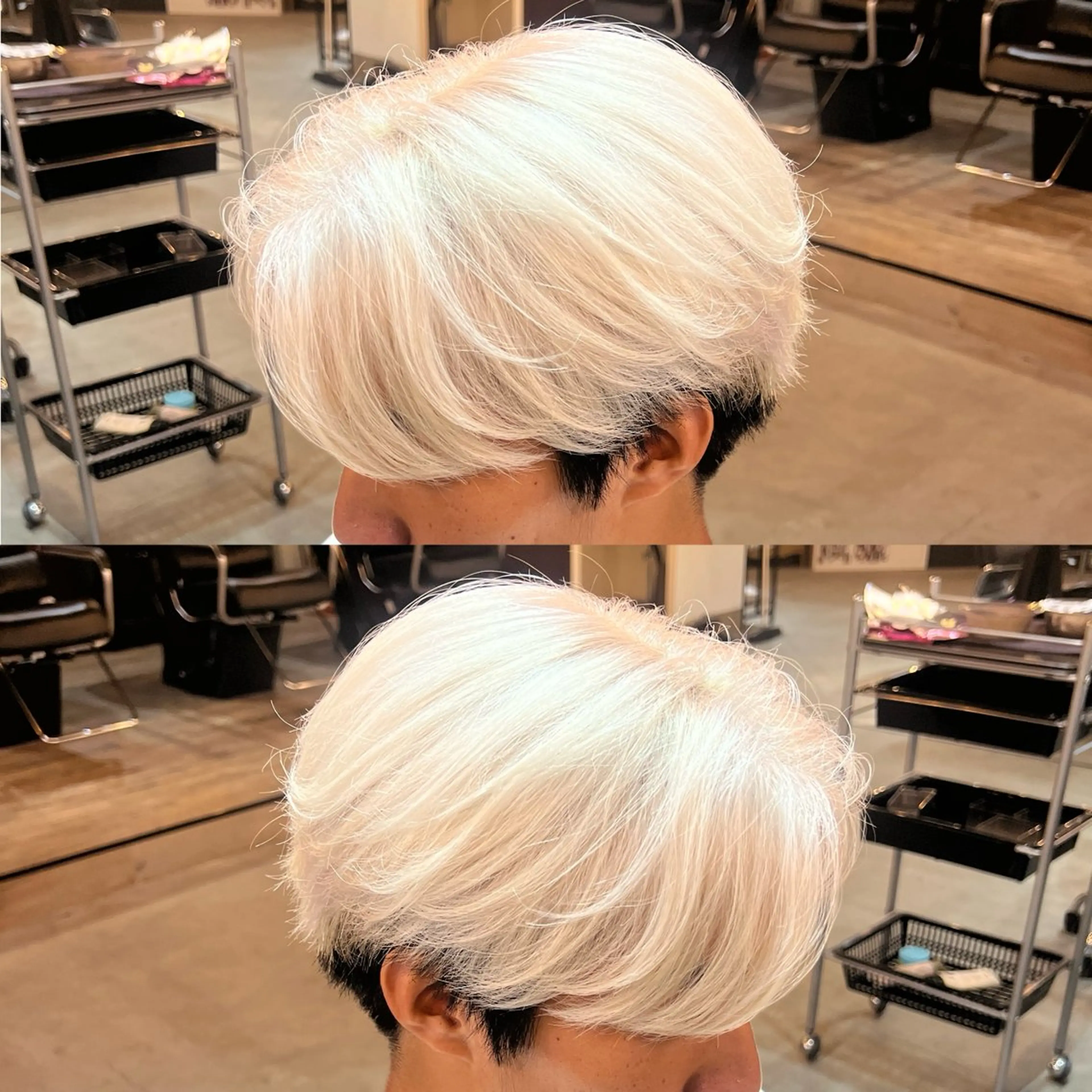 ショート カラー メンズ センターパート職人 店長/TSUBASAのヘアスタイル