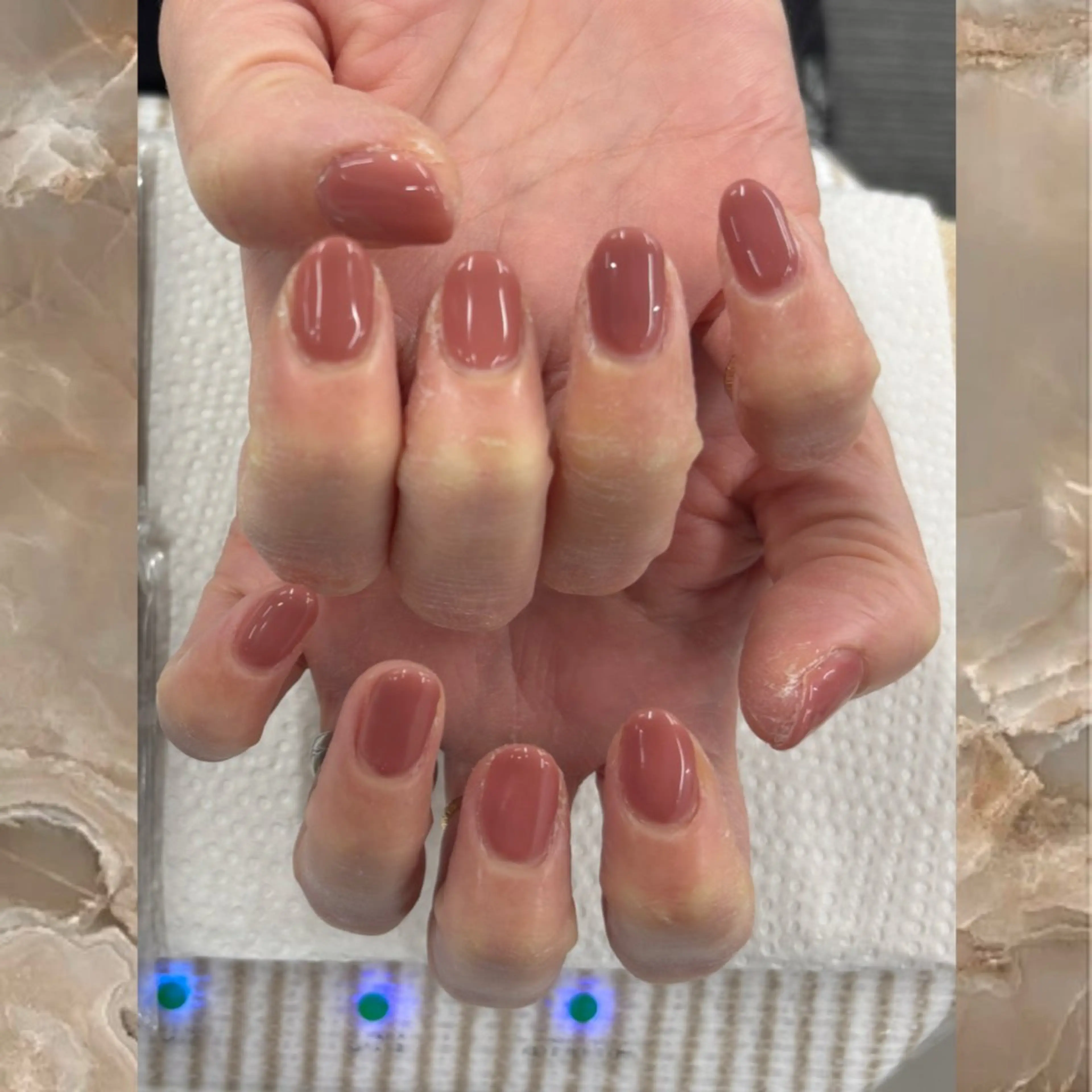 ネイル ワンカラーネイル 長谷川 葵のネイルデザイン