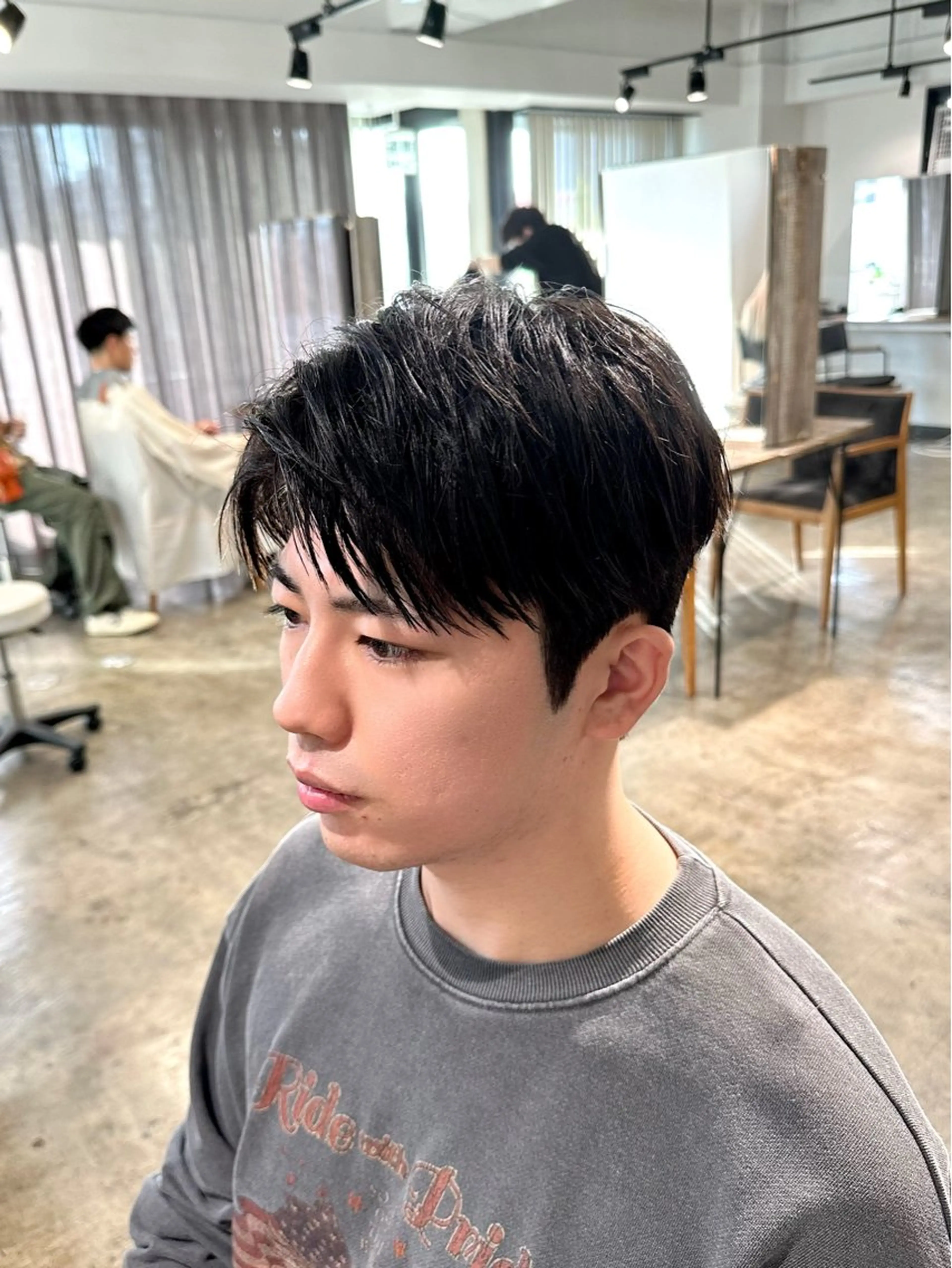 パーマ メンズ ダウンパーマ メンズ韓国風 メンズパーマ カット パーマ トリートメント 骨格補正施術/メンズ 専門美容師/YUYAのヘアスタイル