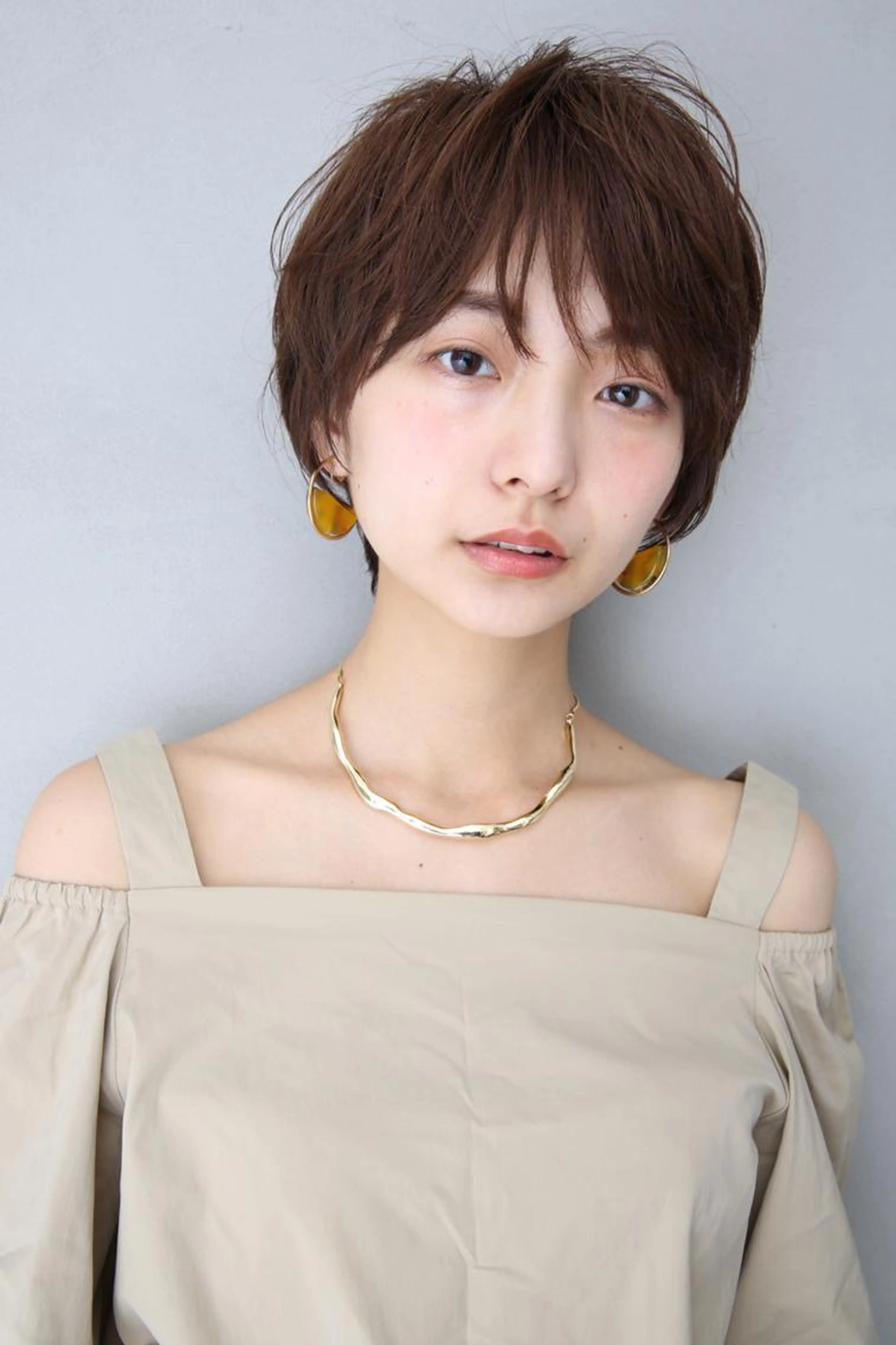 カット＋全体カラー(ショートヘア料金)⭐️ショート、ボブお任せ⭐️(補足説明：別途ロング料金）の写真