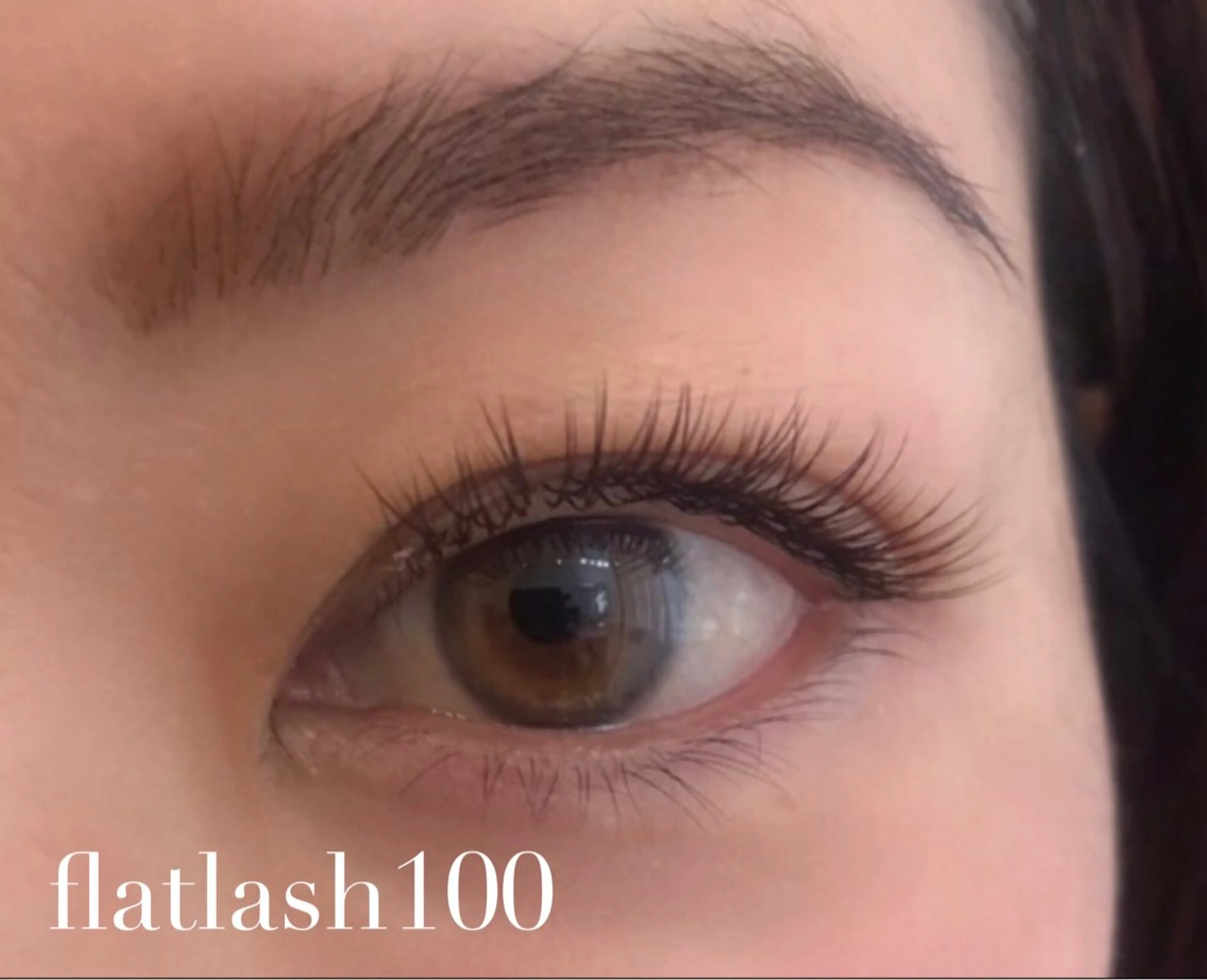 【ミニモSALE】フラットラッシュ100本【JCDカール0.15】⚠️オフ¥500⚠️LED変更+¥1700の写真