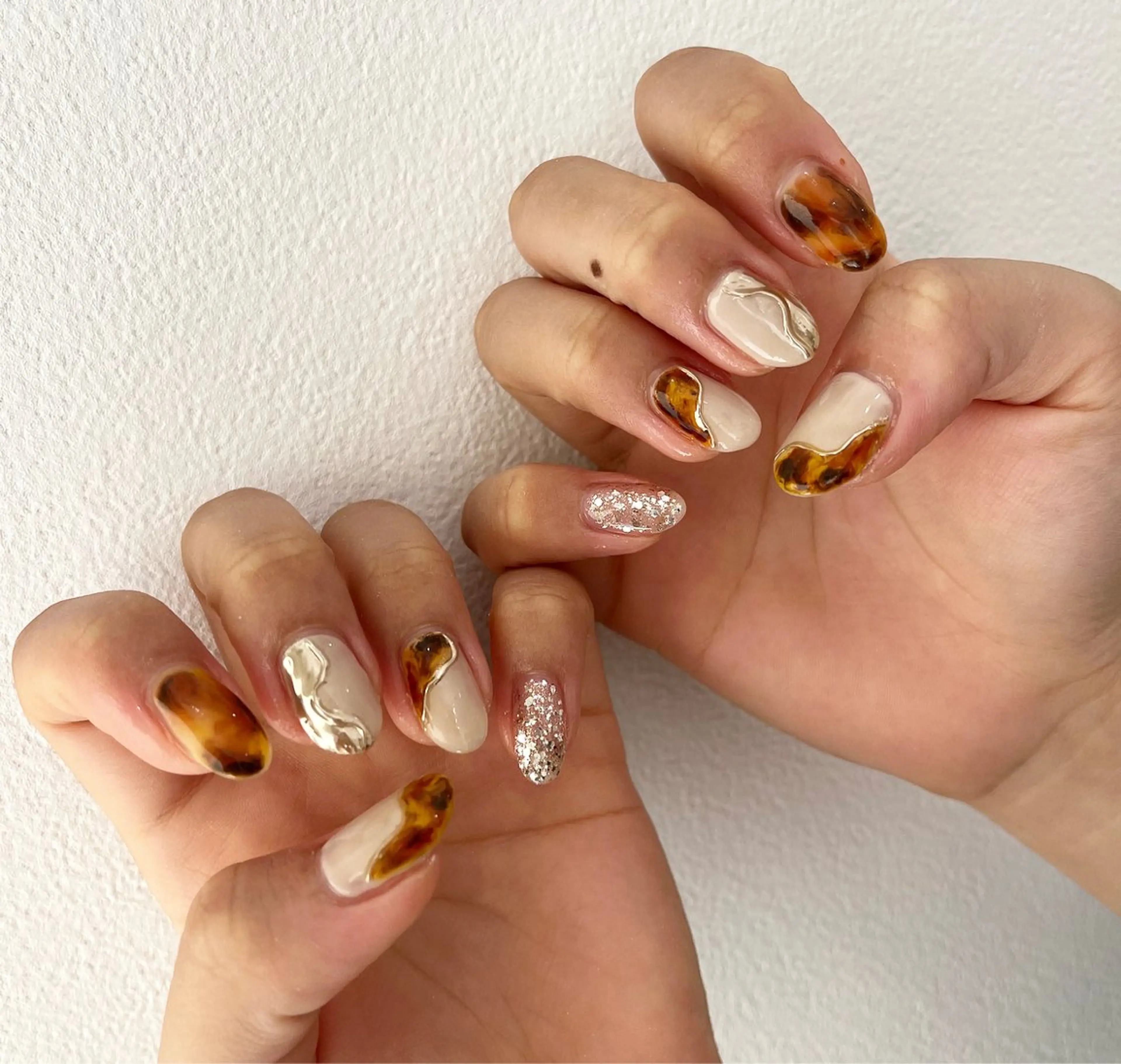 ネイル べっ甲ネイル #Amin所属・#Amin nail salonのネイルデザイン