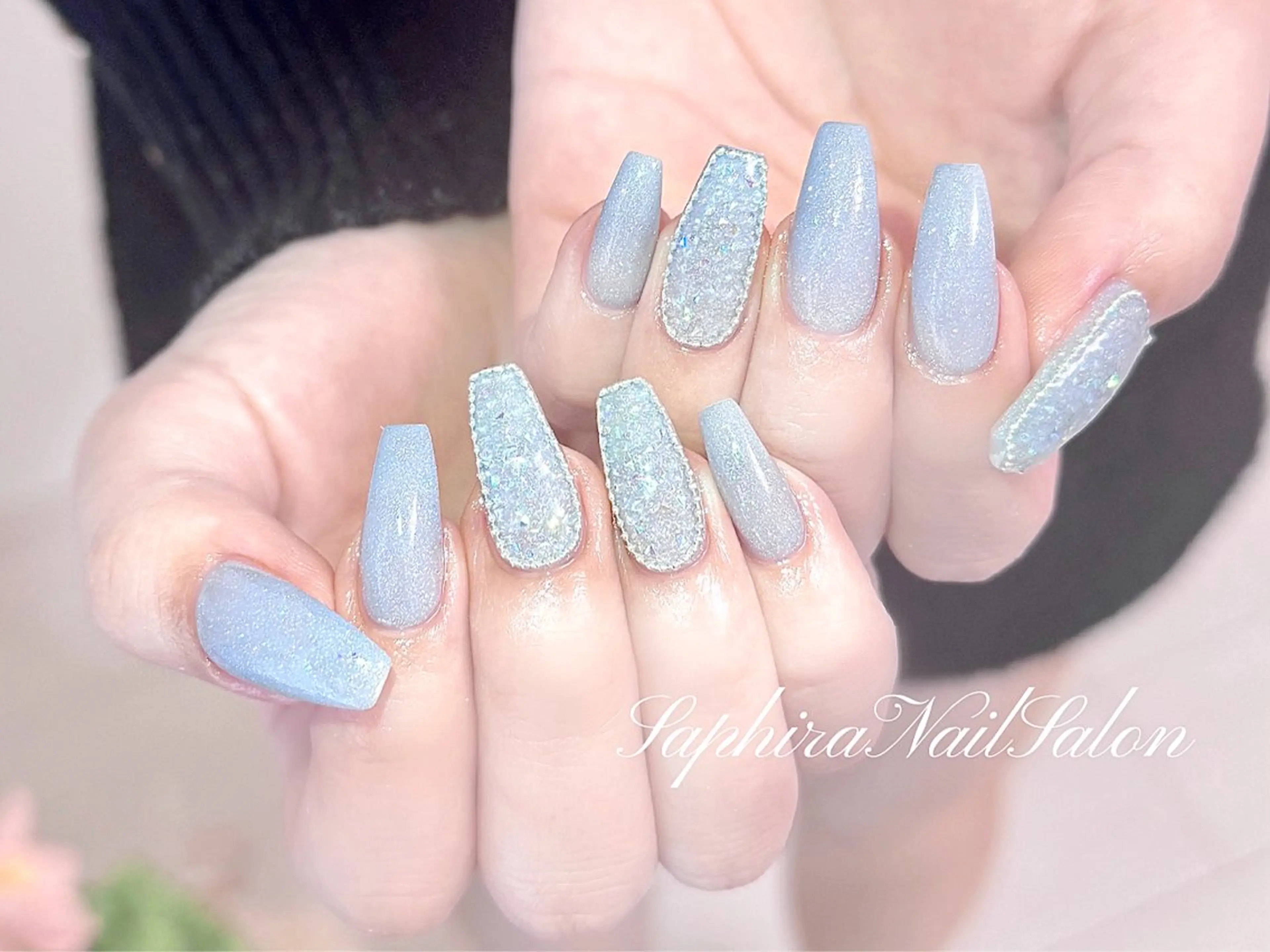 カラー ハンドネイル Saphiraネイル サロン錦糸町のネイルデザイン