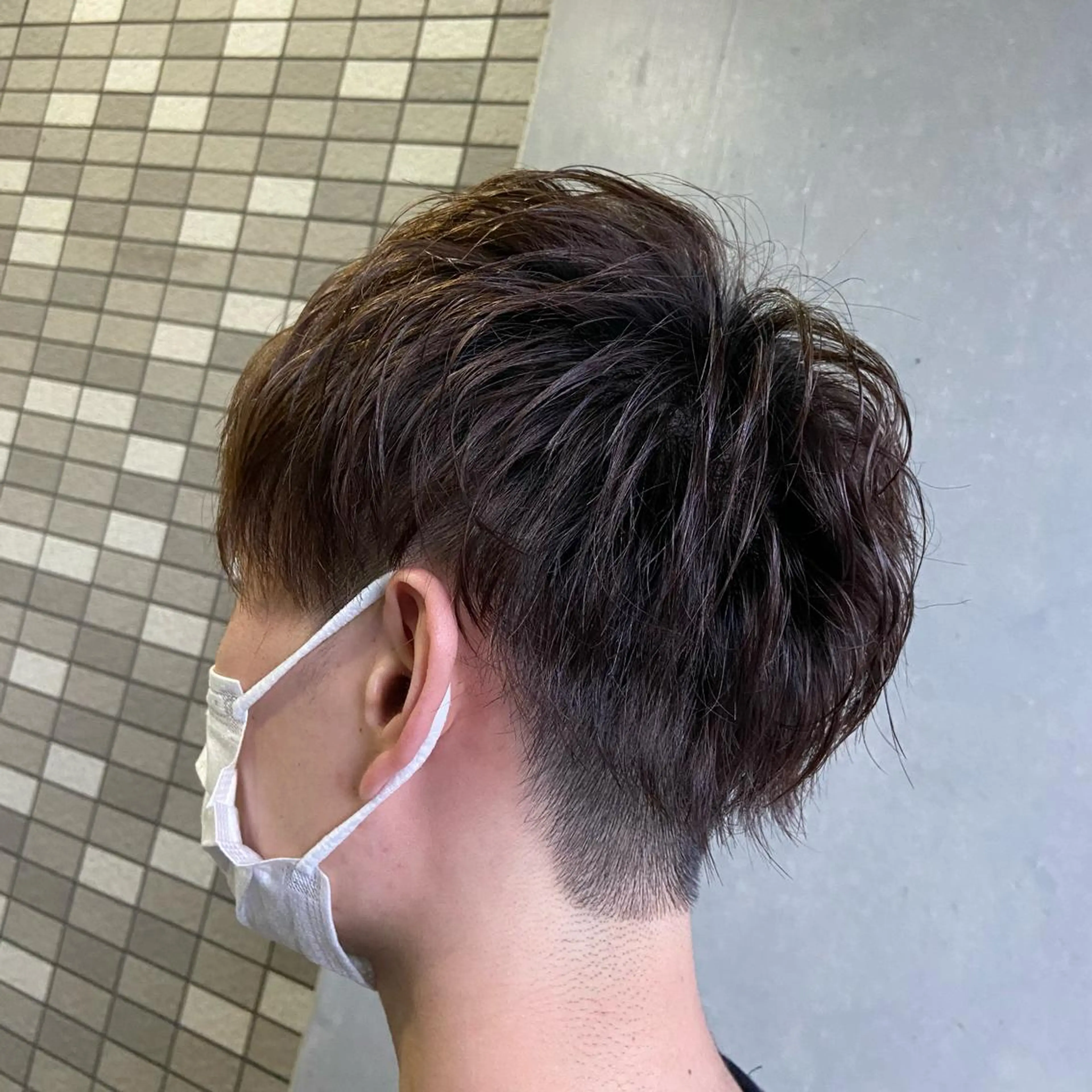 ショート カラー メンズ カット ヘアカラー インナーカラー指名 No.1菊池柊真のヘアスタイル