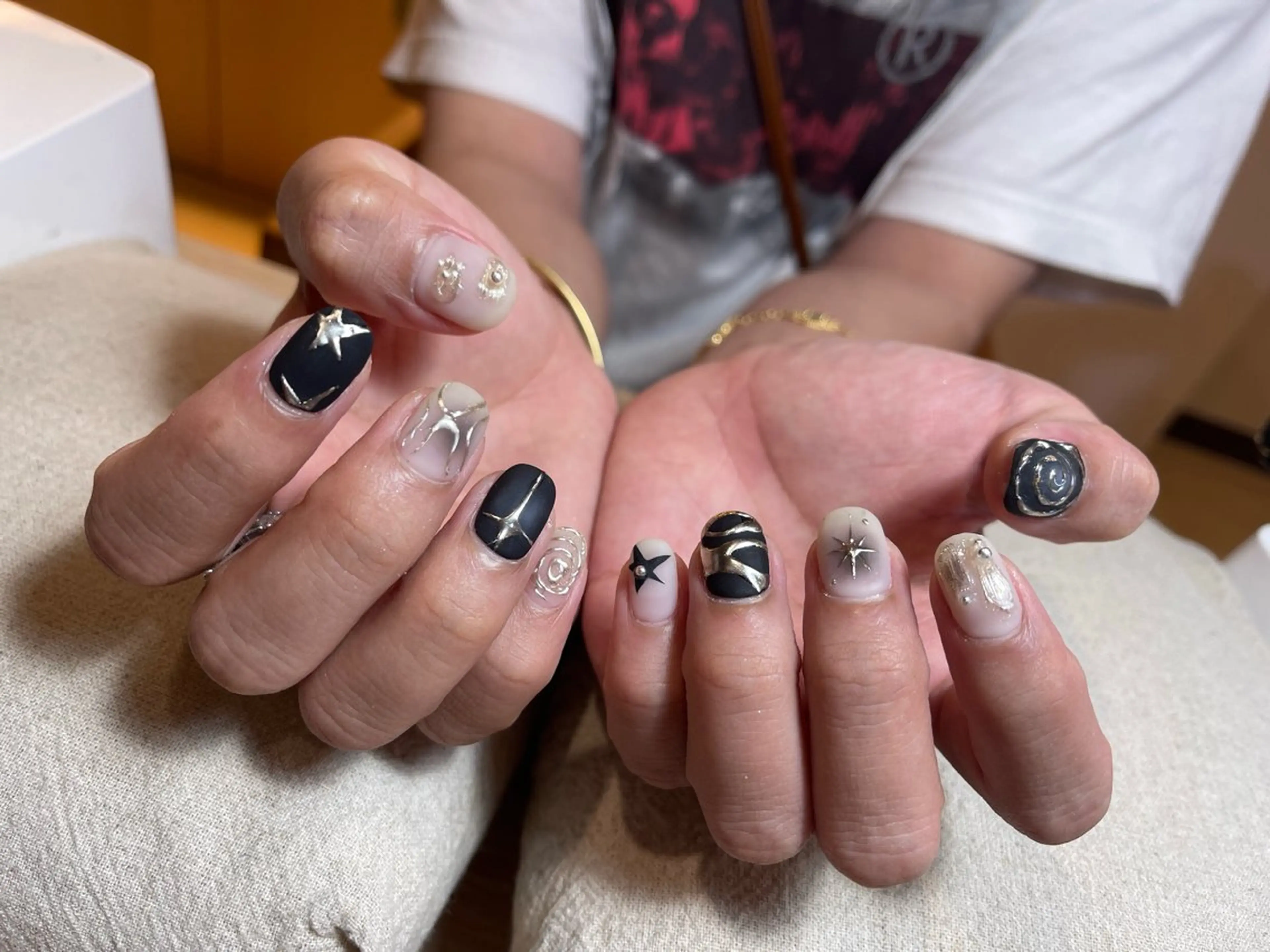 メンズ ネイル ちりんネイル所属・chirin nailのネイルデザイン