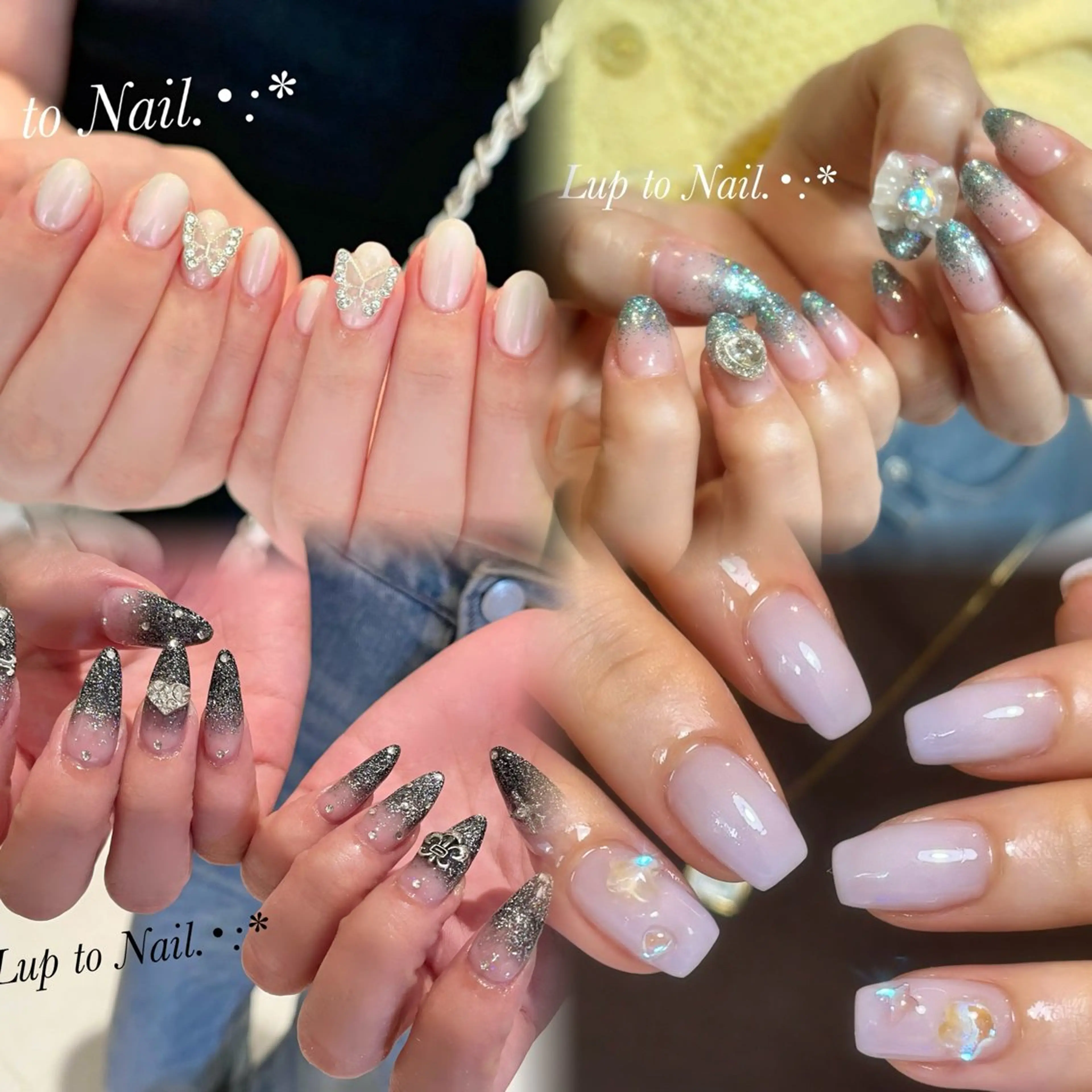 ワンカラーネイル✨ラメグラデーションネイル✨オフ込み💕の写真