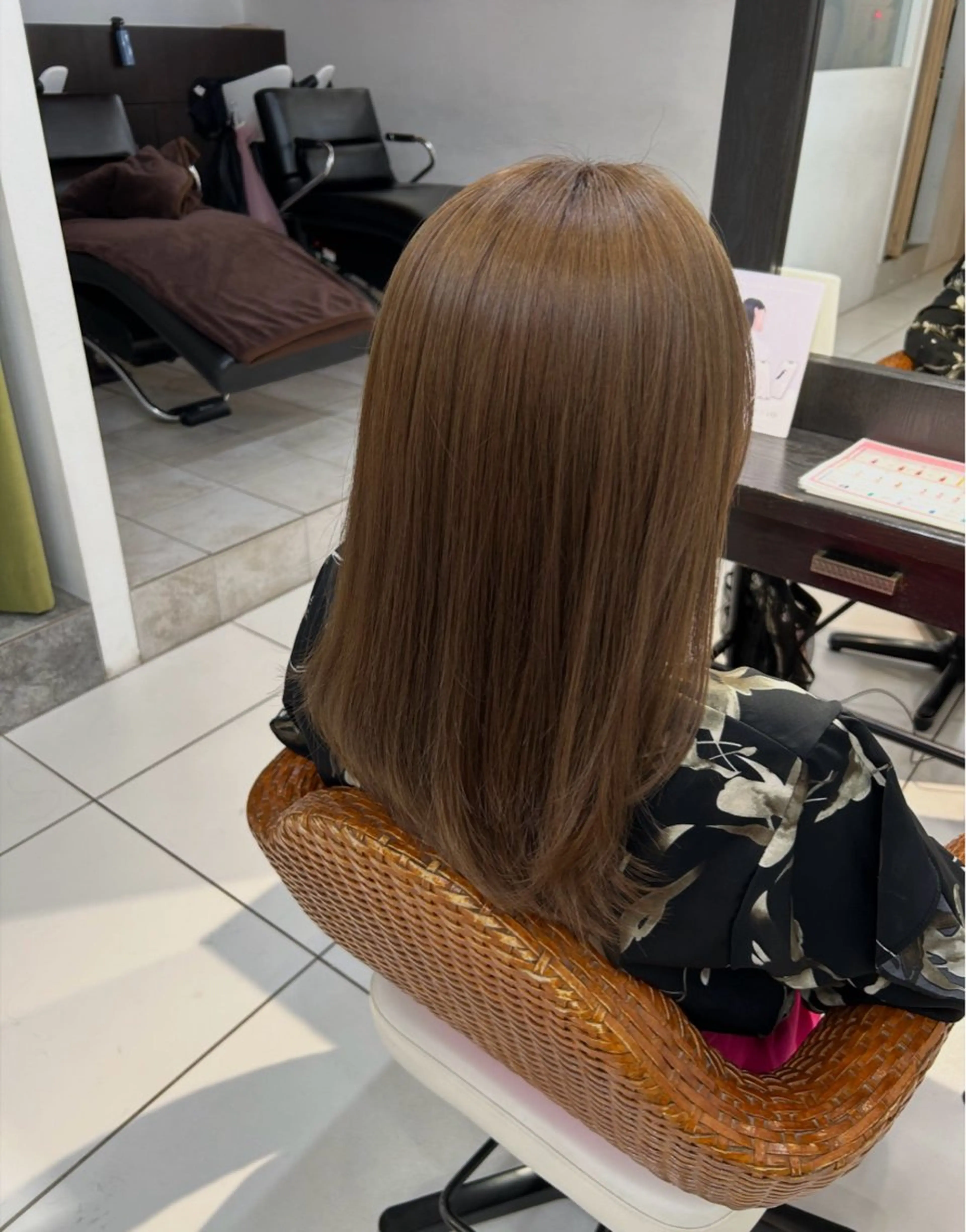 ロング カラー ヘアカラー DIFINO所属・林 星那のヘアスタイル