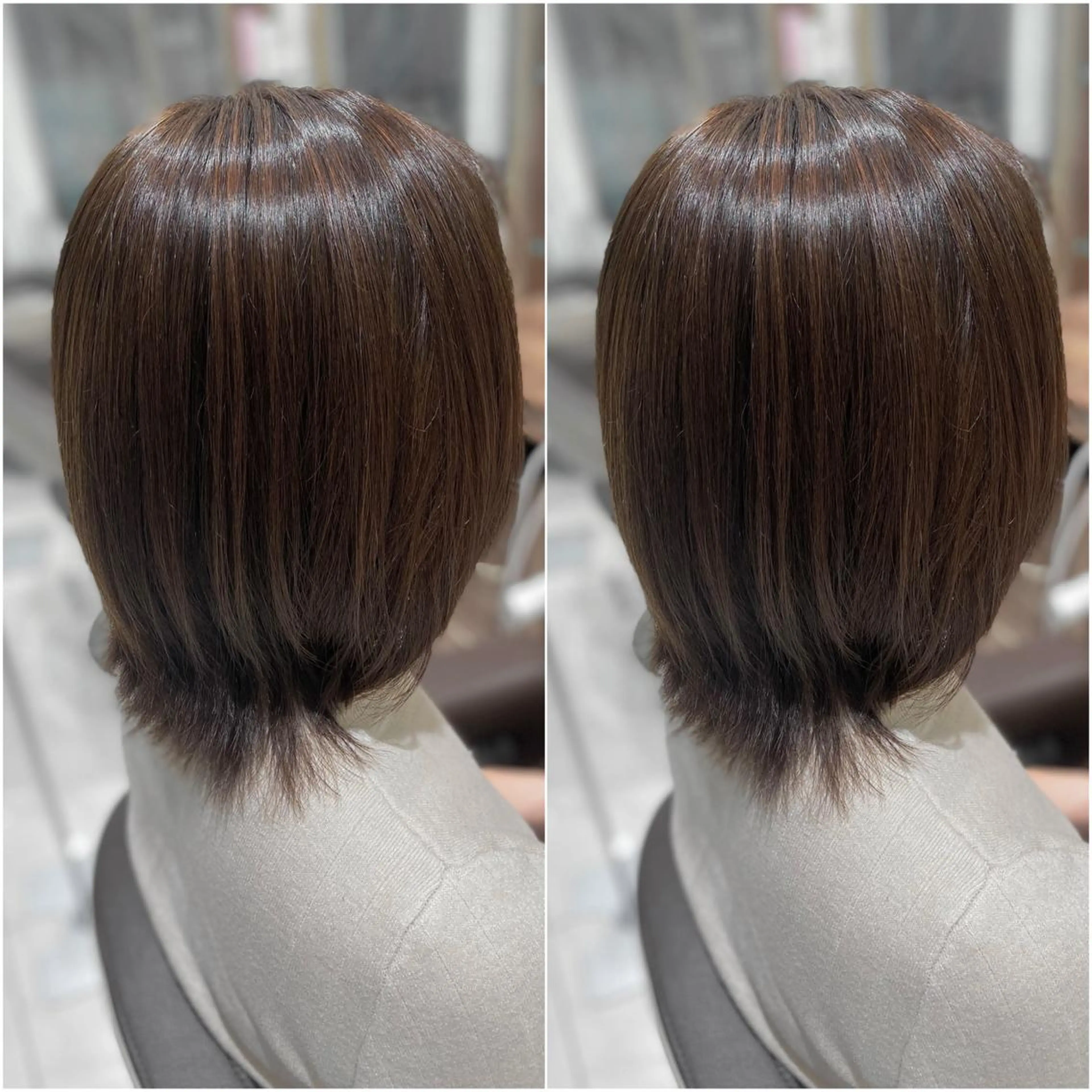 ミディアム カラー 全席個室　暖色カラー Zina松園優香🌸のヘアスタイル