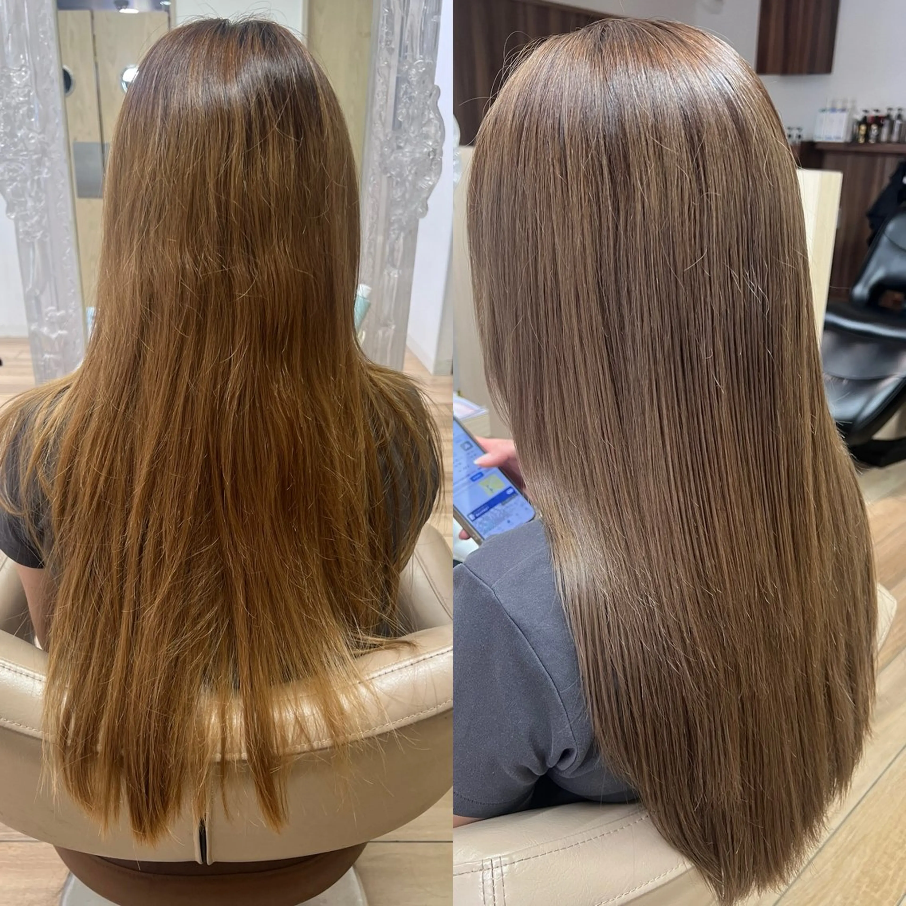 ロング カラー ヘアカラー 高橋 香奈のヘアスタイル