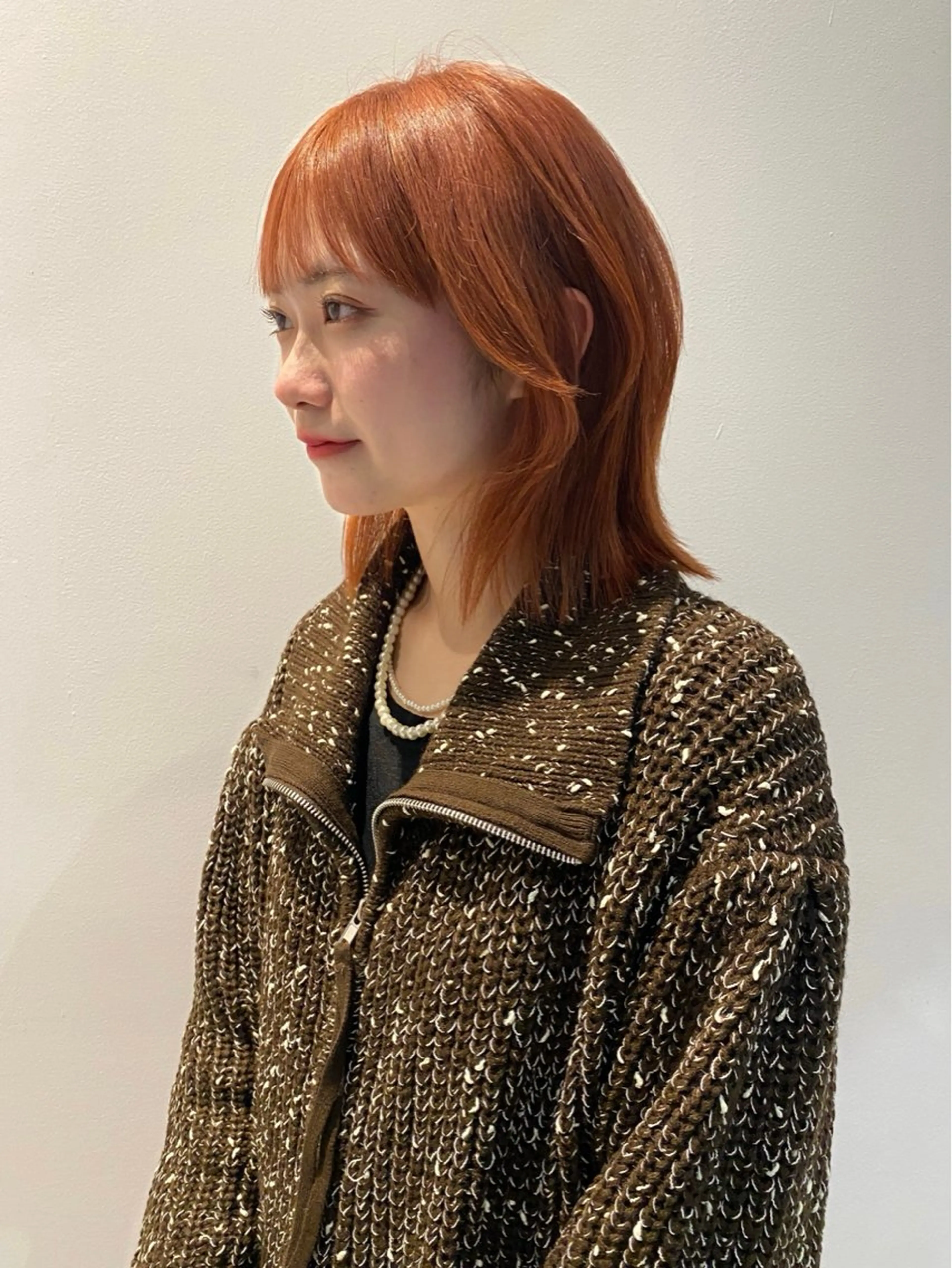 ミディアム カラー カット ヘアカラー トリートメント mai / linoah˚✧のヘアスタイル