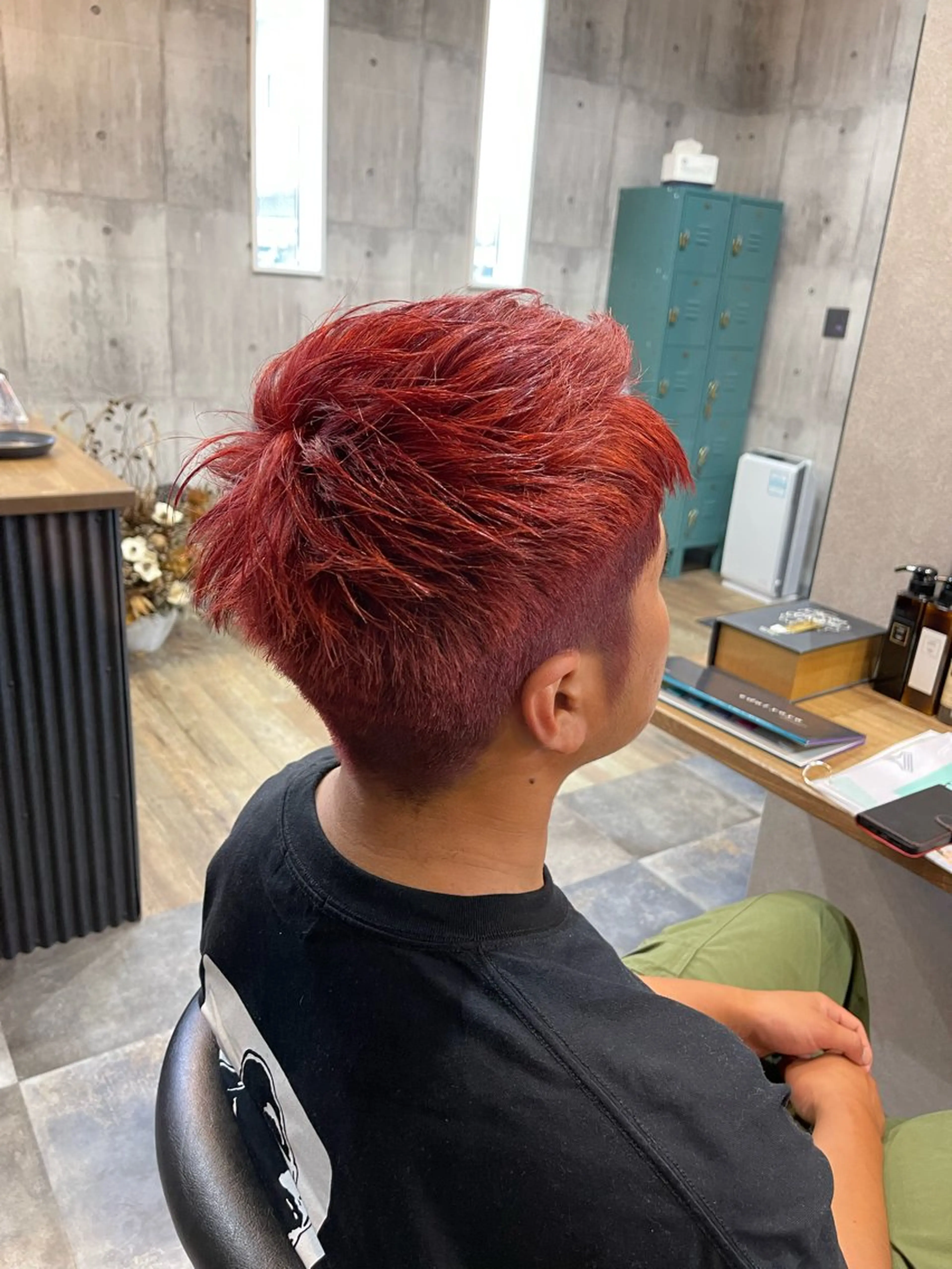 ショート カラー メンズ ダブルカラー Felice Erikaのヘアスタイル