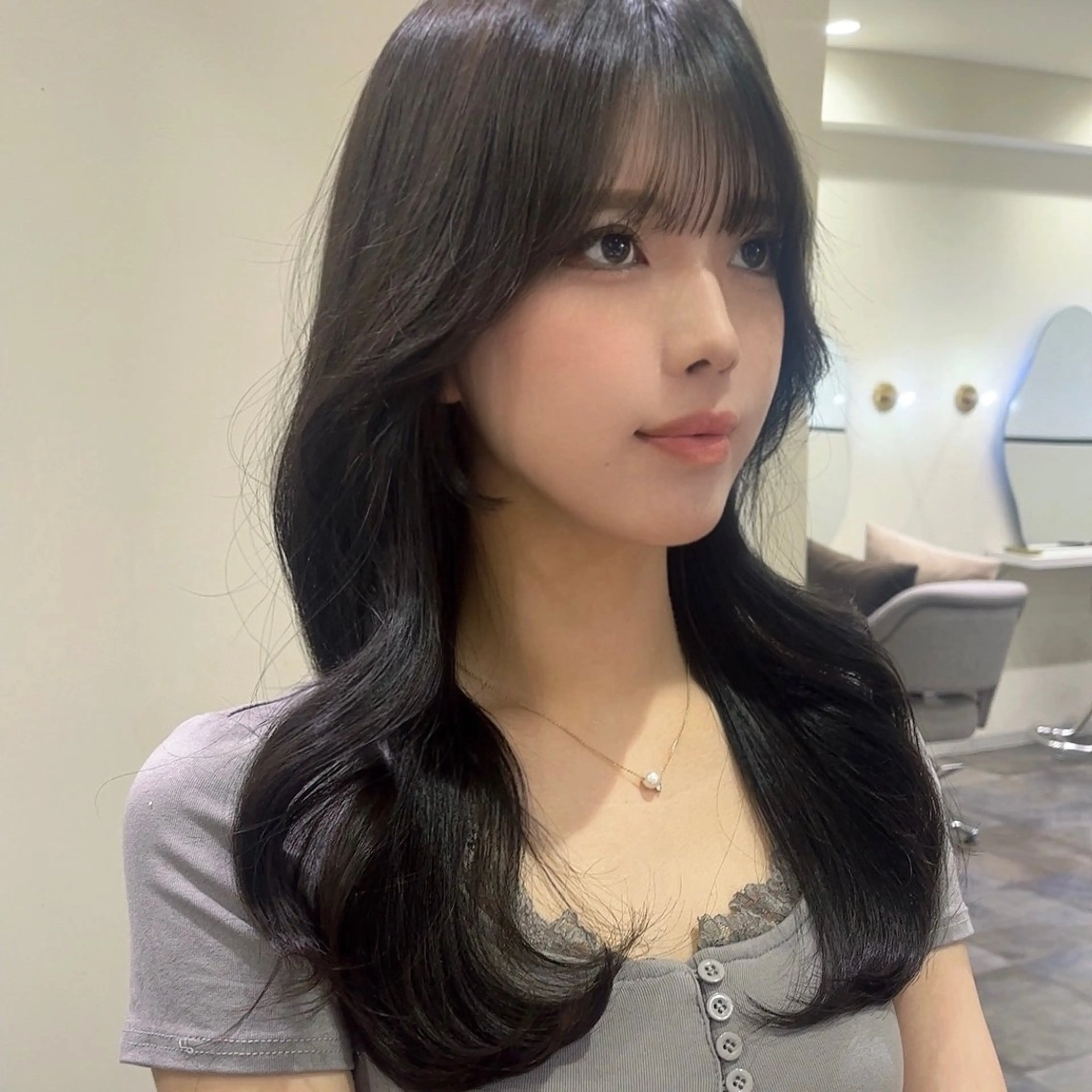 ロング カラー Sugar【シュガー】所属・ブリーチなしWカラー /レイヤーカット大阪のヘアスタイル