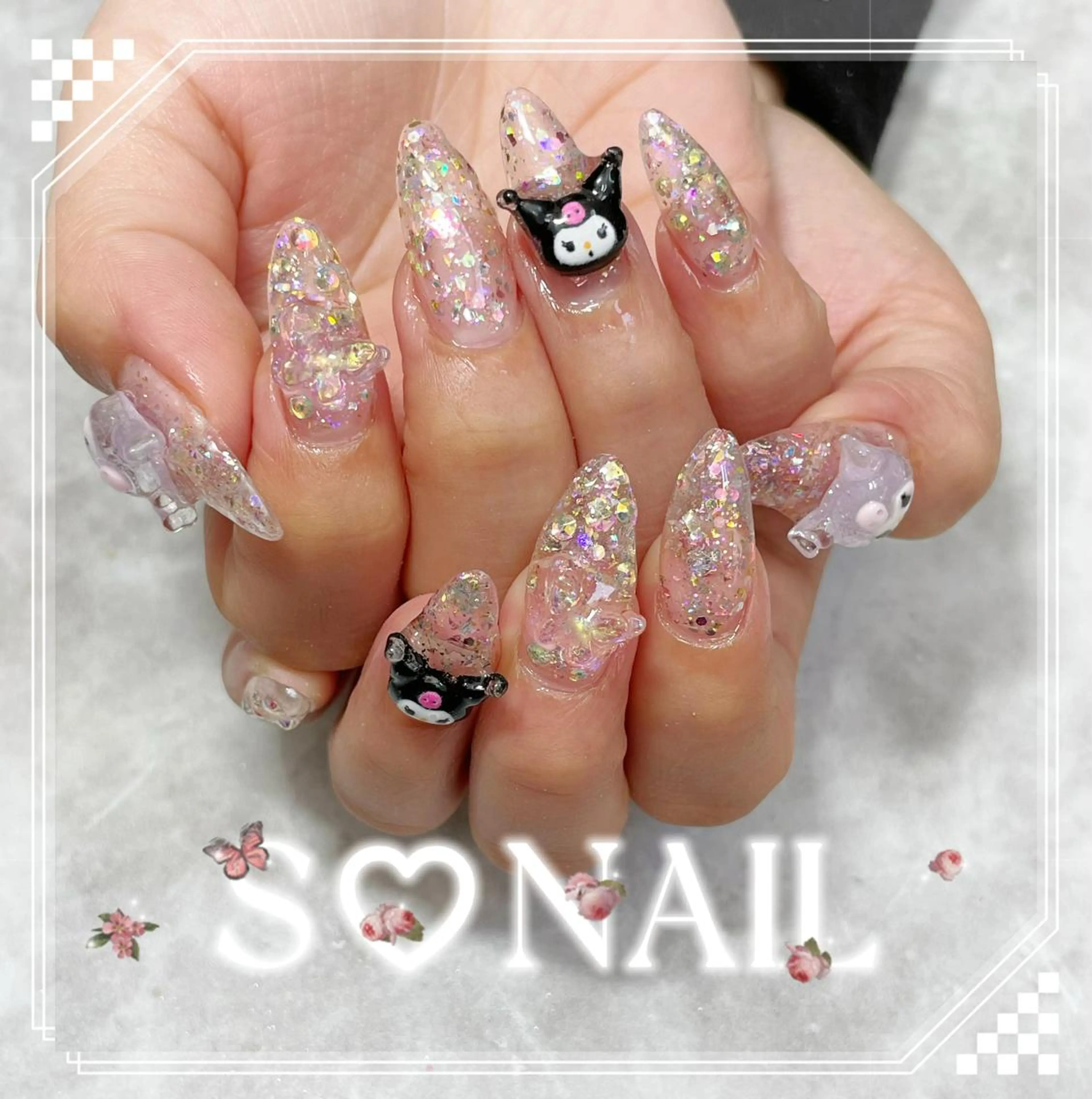 ネイル 持ち込み ハンドネイル S♡NAIL所属・S.NAIL Suuのネイルデザイン