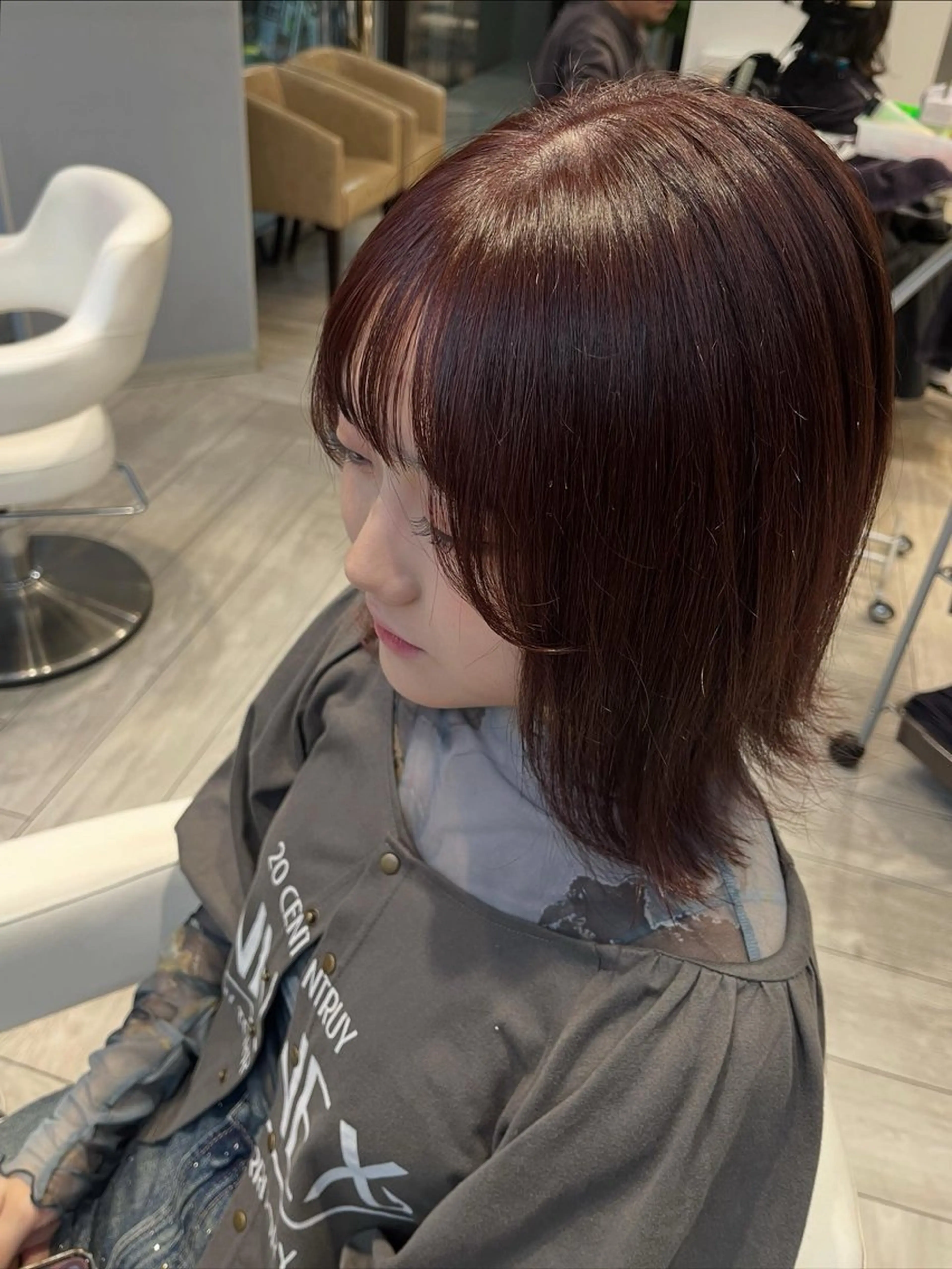 セミロング カット ヘアカラー トリートメント AVANCE. chisatoのヘアスタイル