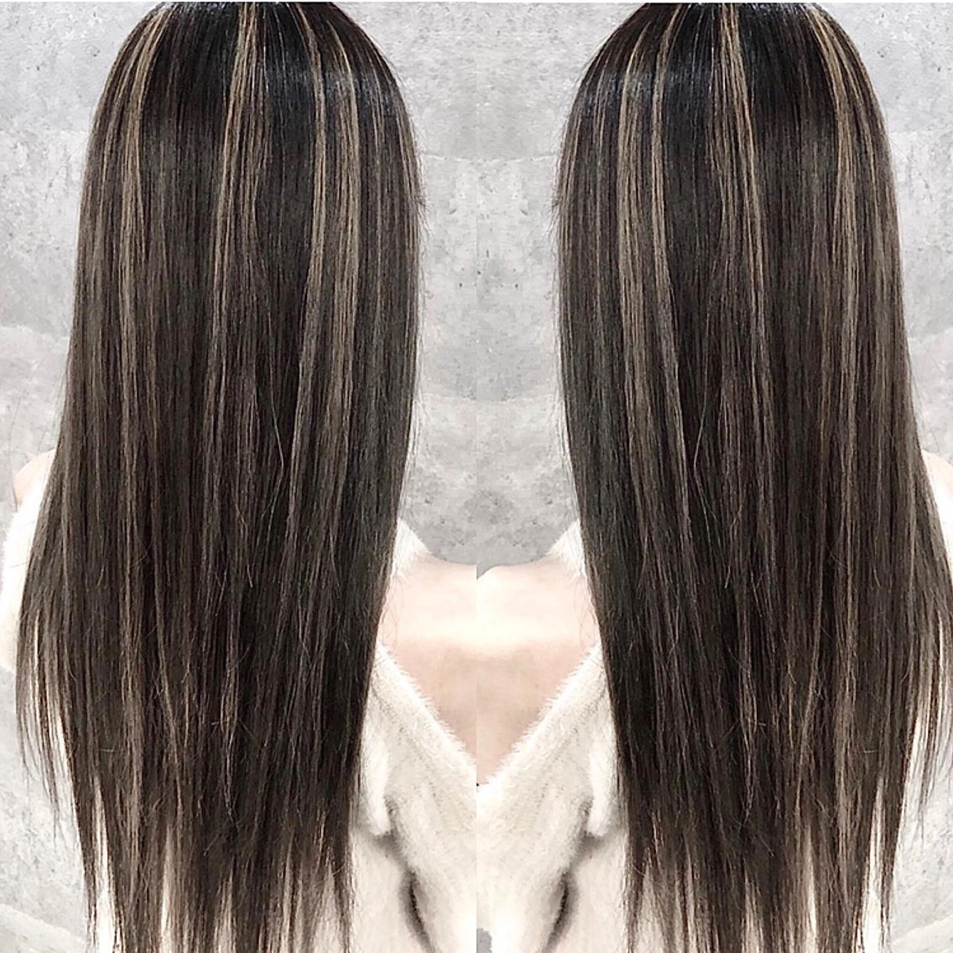 ロング カラー ハイライトカラー ハイライト MiL所属・✨ハイトーン✨ 濱田知孝のヘアスタイル