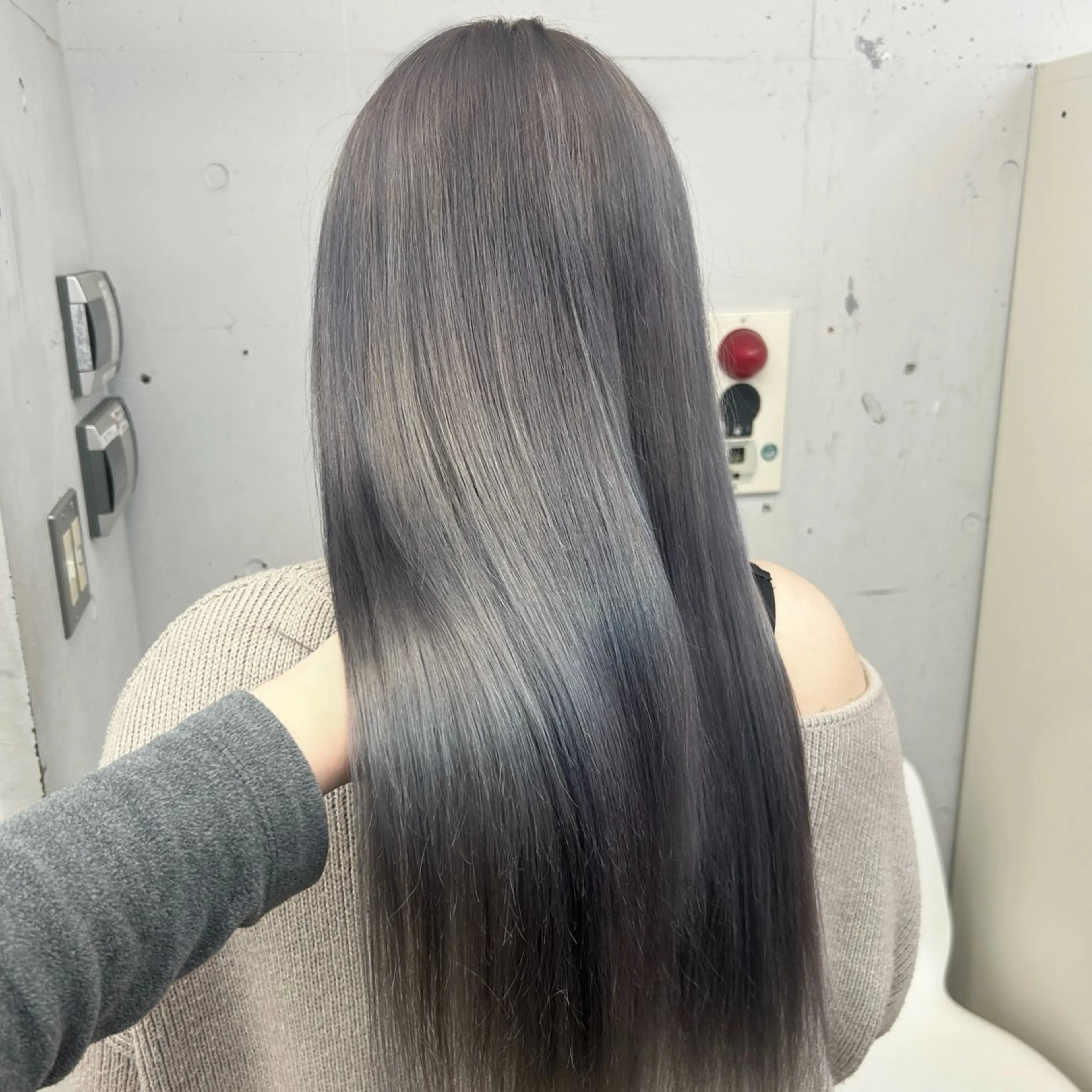 セミロング カラー ヘアカラー トリートメント ✨うる艶/ブリーチ✨ 𝓡𝒖𝓷𝐚💋のヘアスタイル