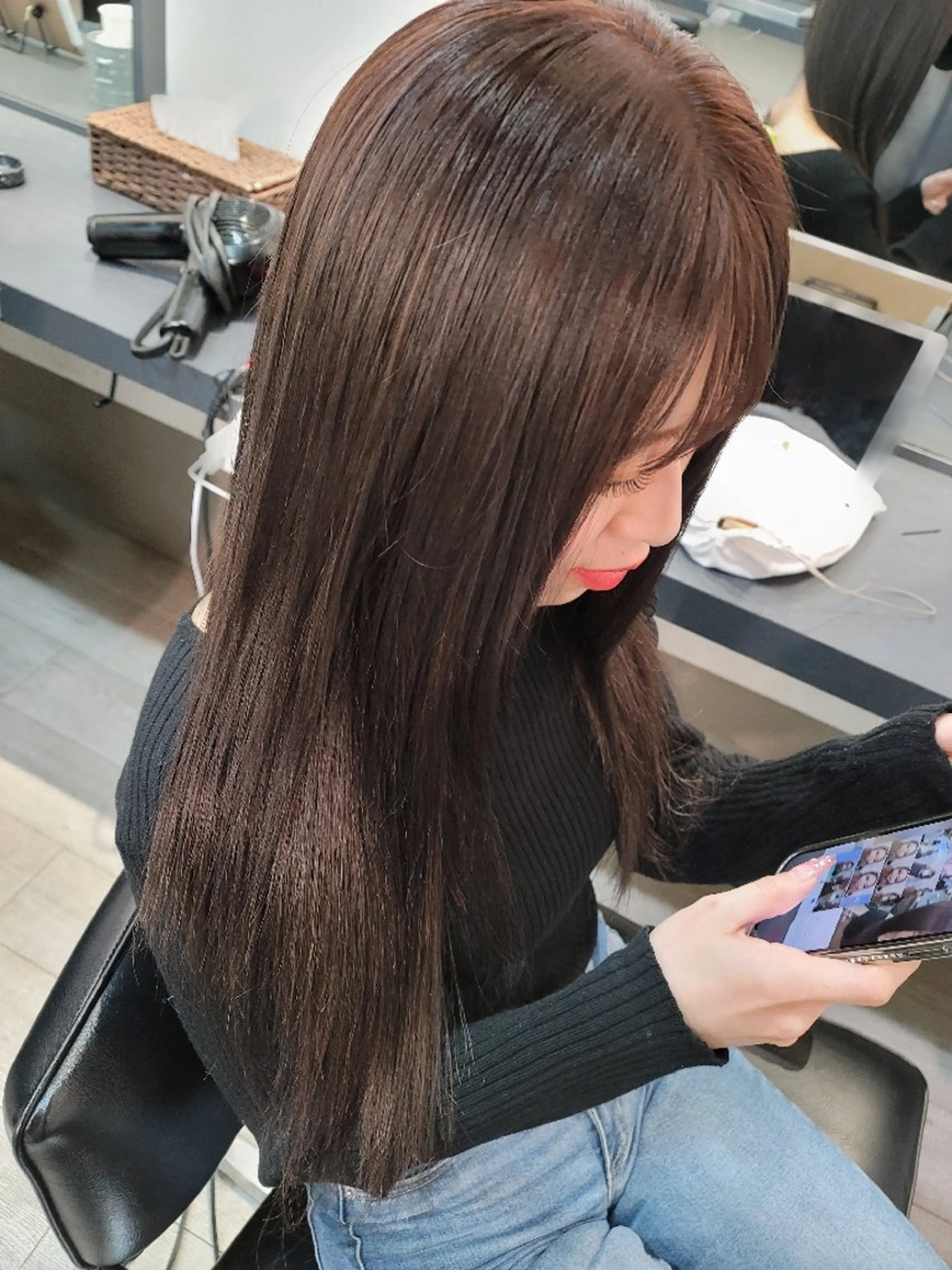 ロング カラー ✨弱酸性縮毛矯正✨ ✨髪質改善✨hiroのヘアスタイル