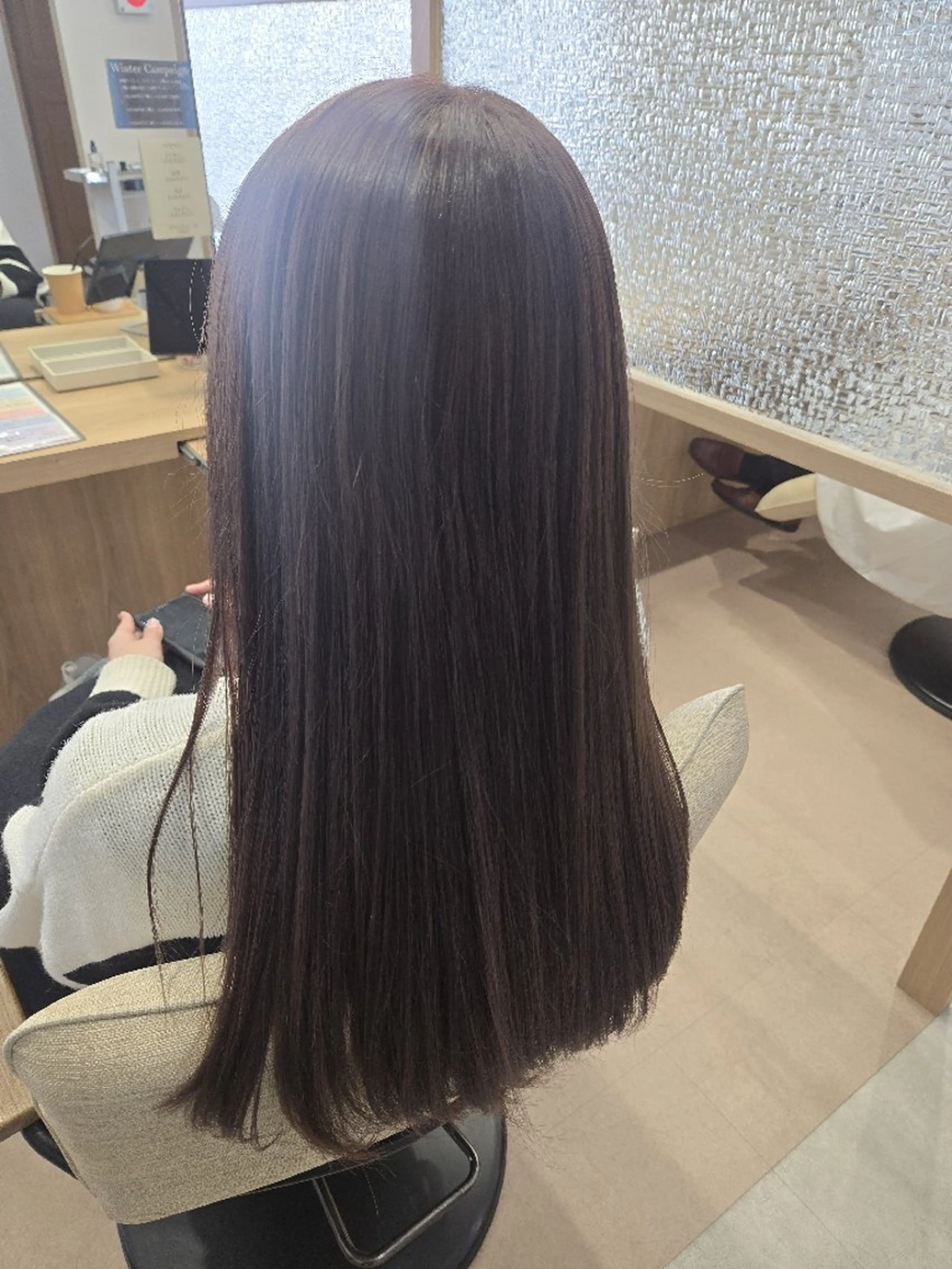 カット+髪質改善ストレートの写真