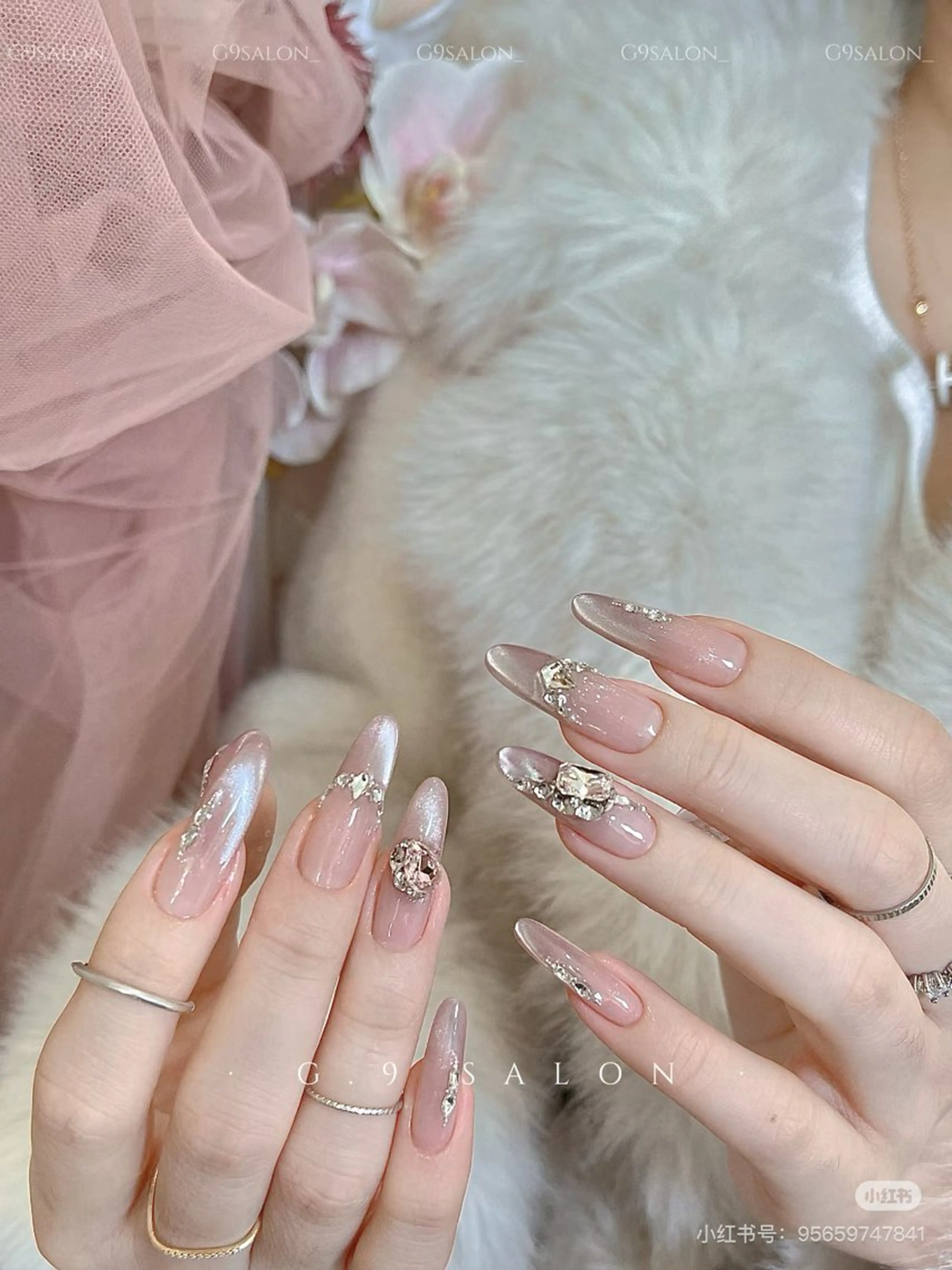 デザインやり放題パーツ,ストーン有り¥7700の写真