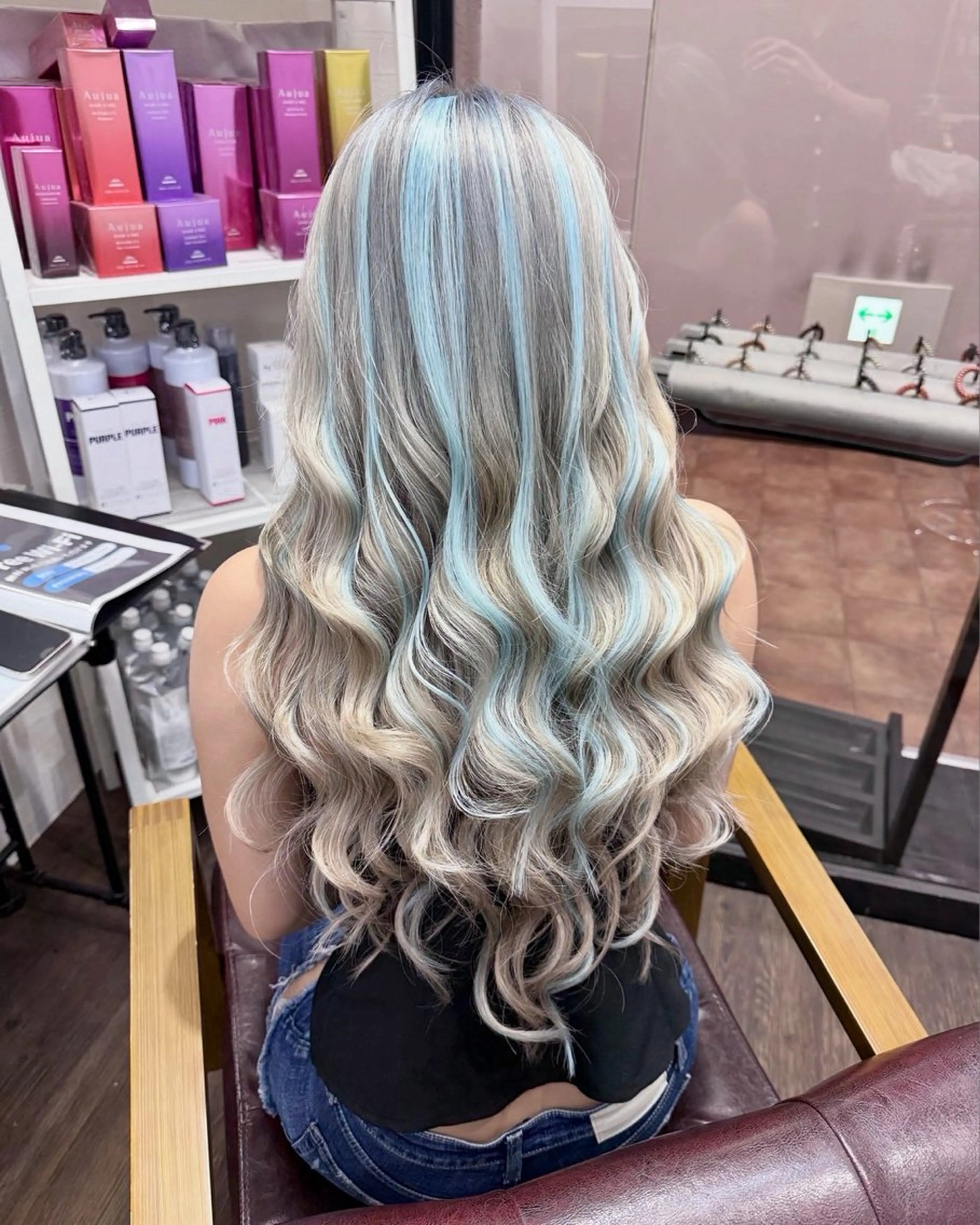 ロング 🩵U-topia 🩵高田　青空🩵のヘアスタイル