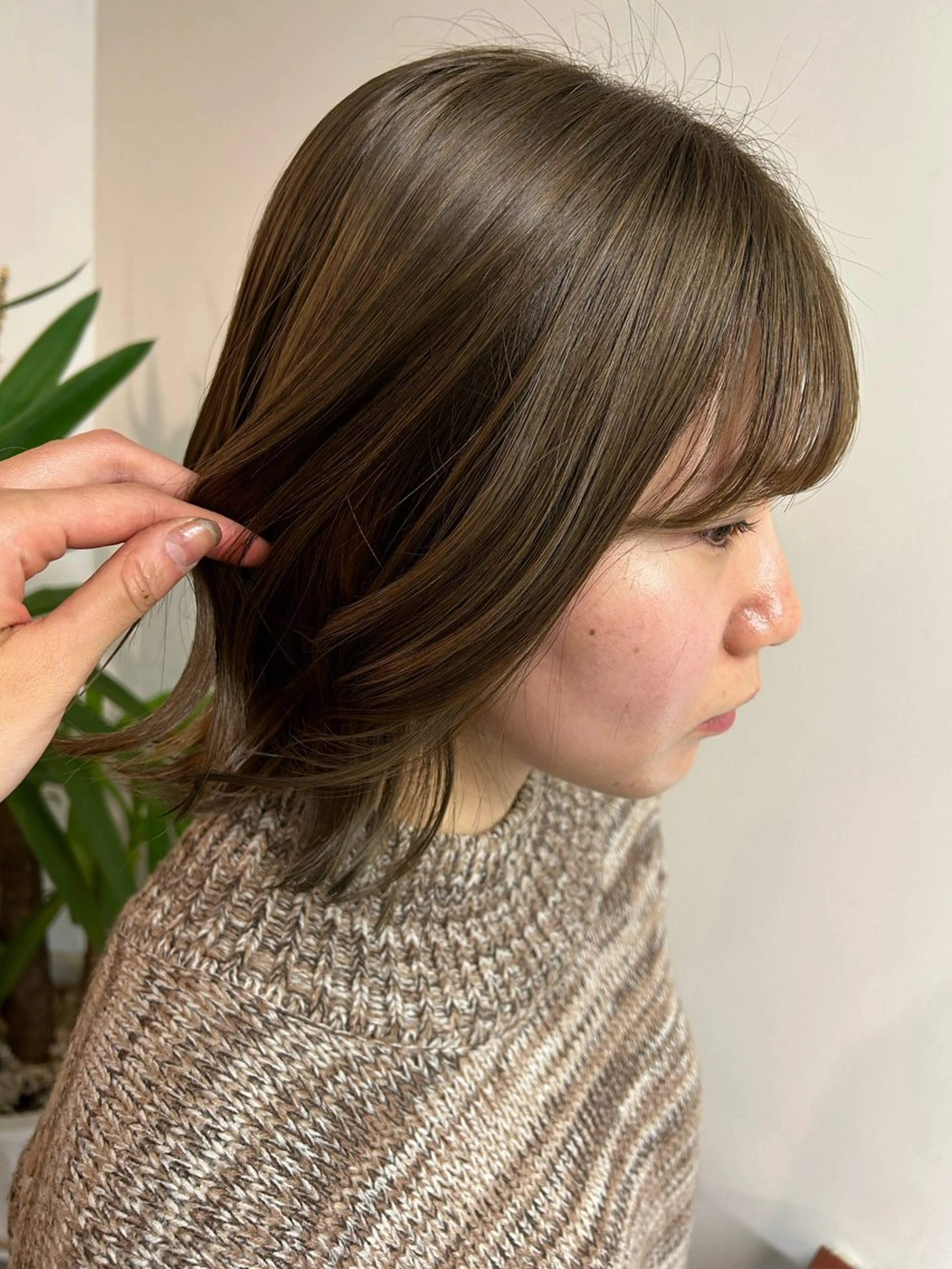 ミディアム mao艶カラー お洒落ヘア🎀のヘアスタイル