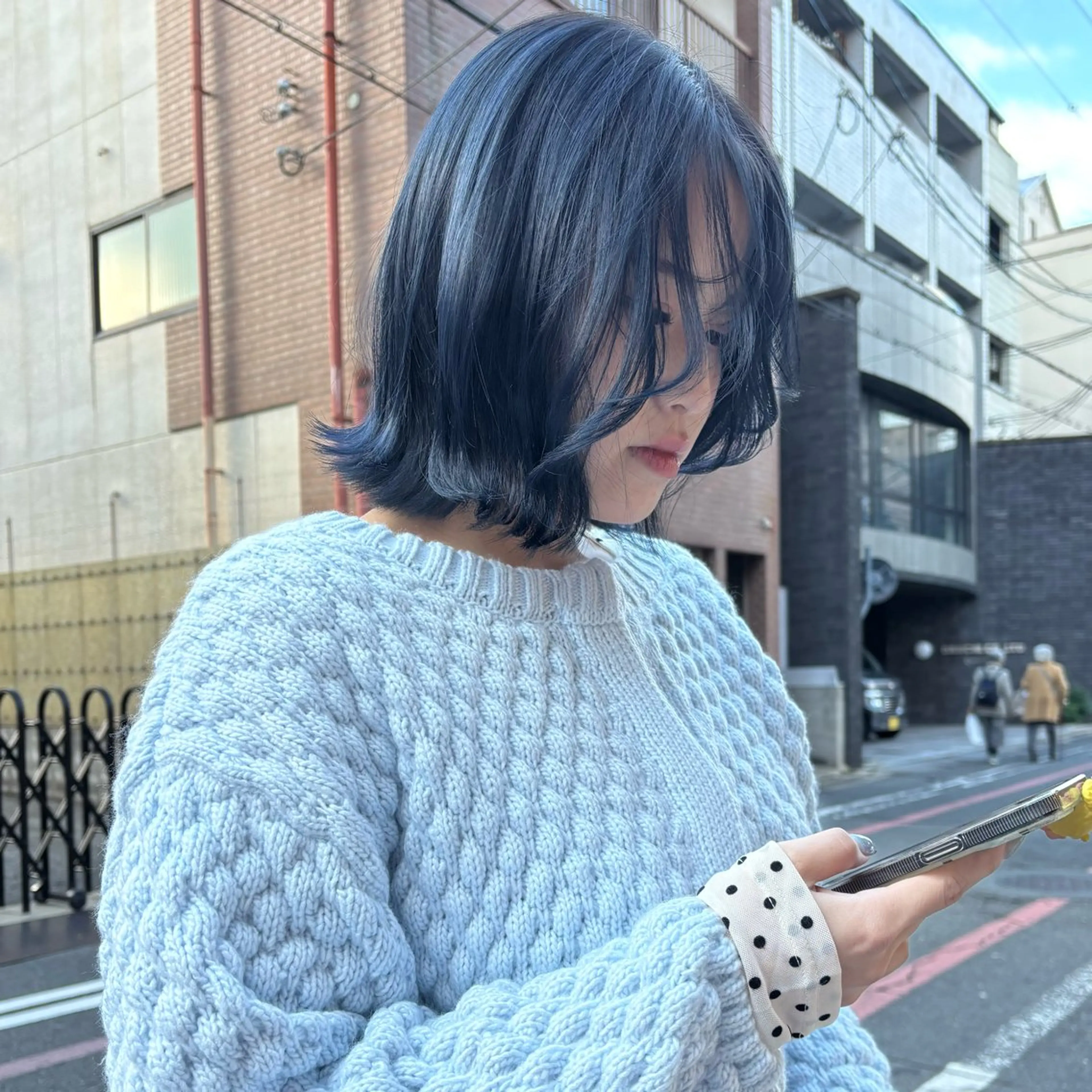 ミディアム 伸ばしかけ 似合わせボブカット/ 髪質改善/細川実知香のヘアスタイル