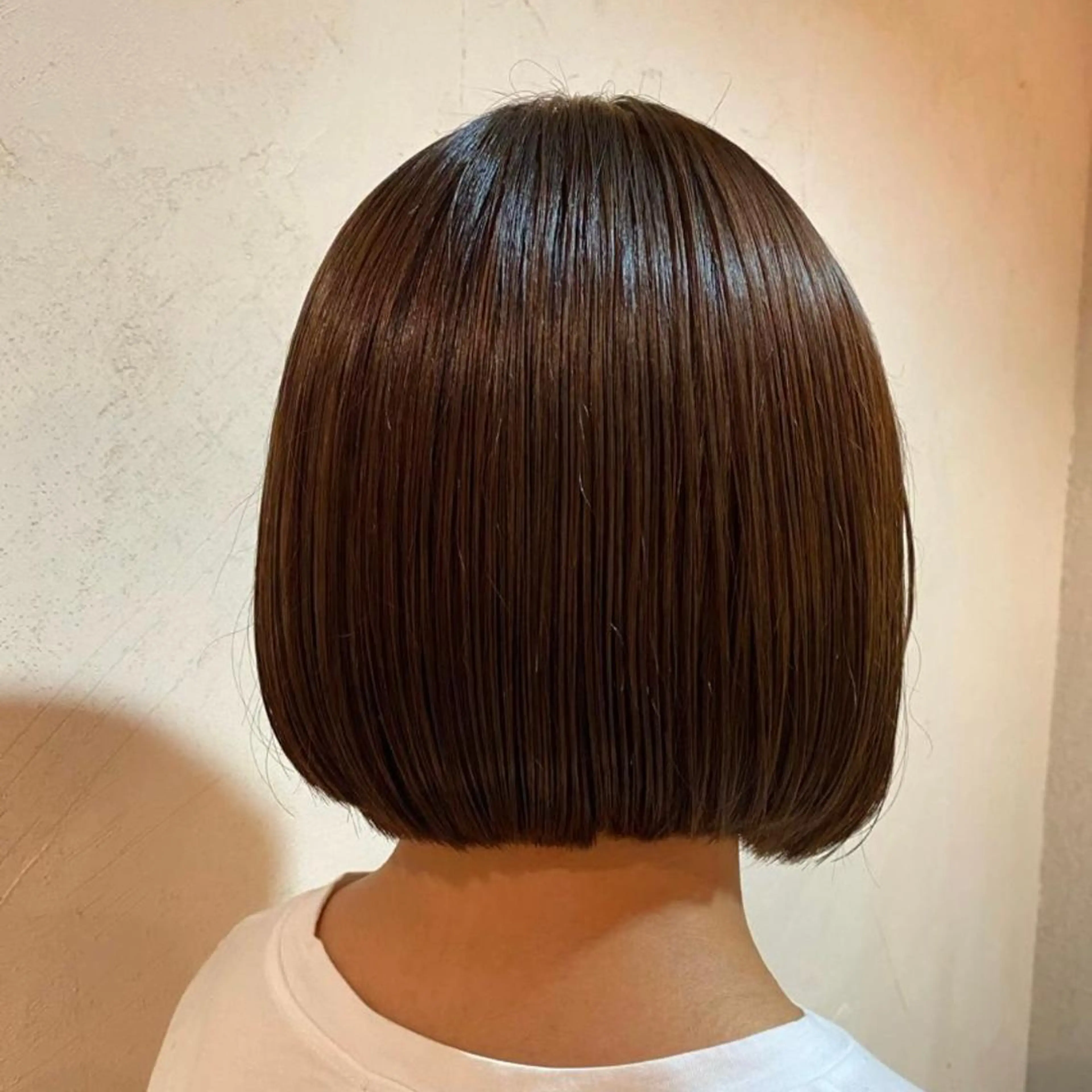 ミディアム パーマ/透明感カラー 小松のヘアスタイル