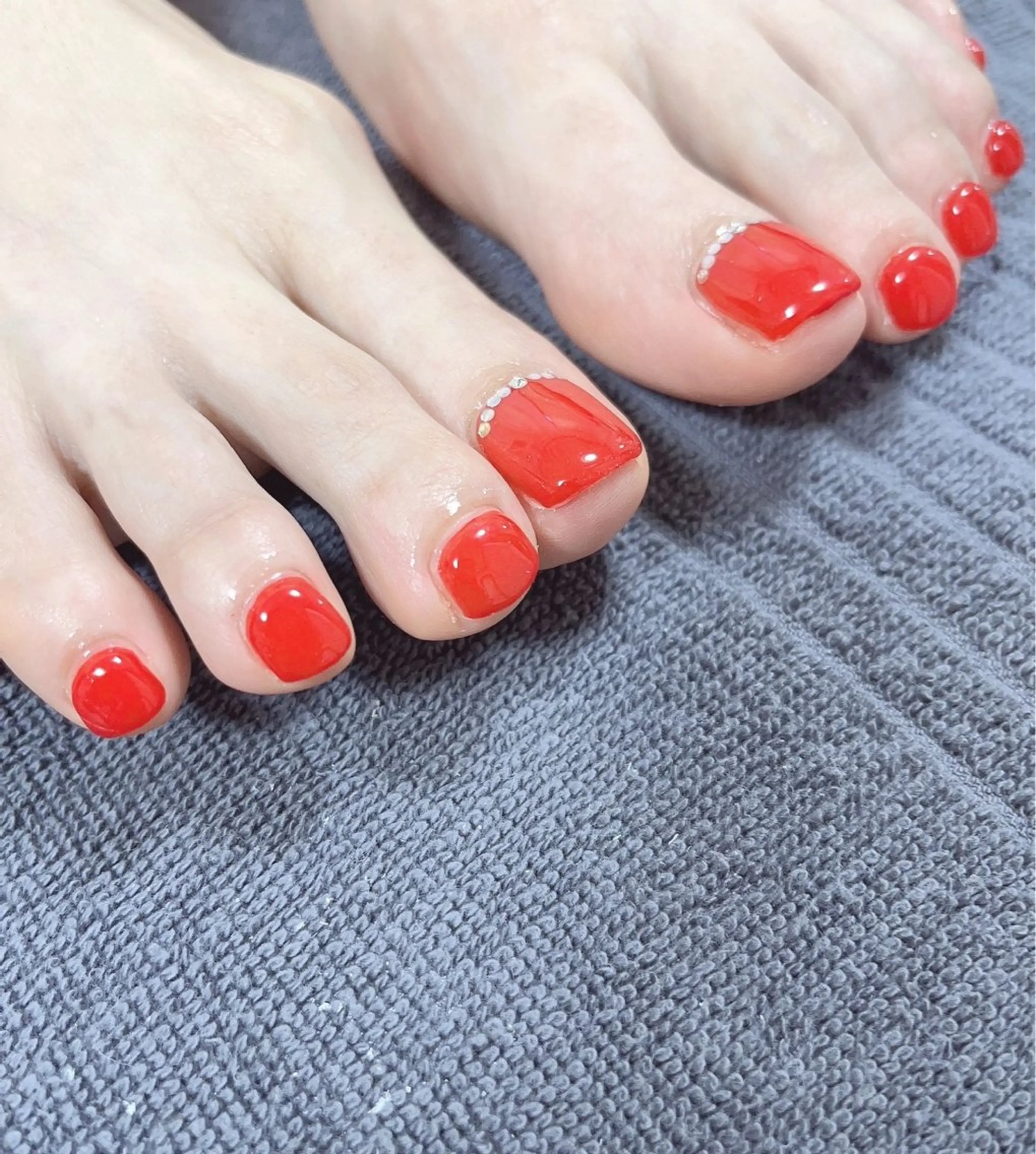 ネイル ストーンネイル ハンドネイル フットネイル mepo- salonのネイルデザイン