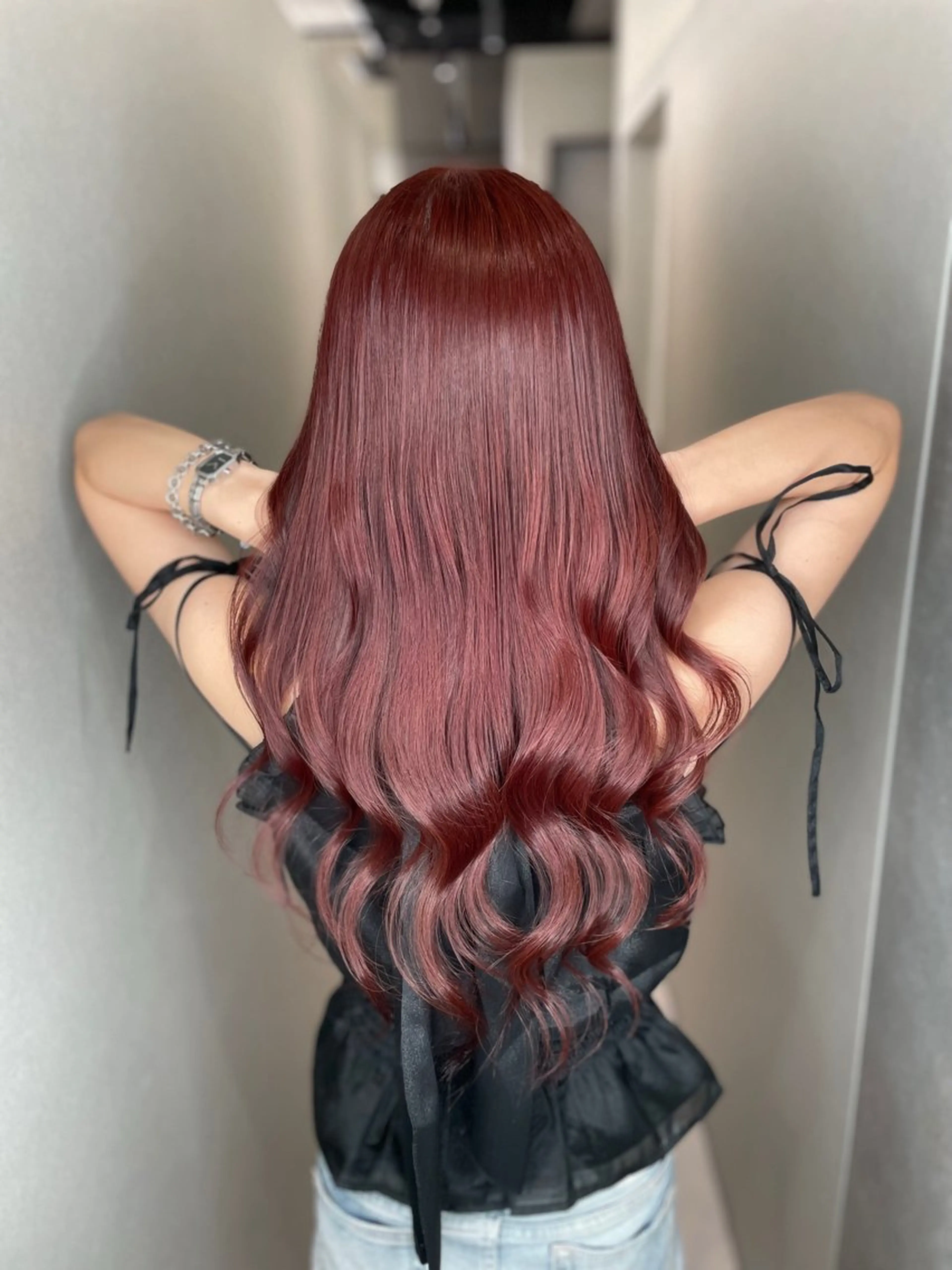 ロング カラー 透明感カラー 髪質改善 カット ヘアカラー トリートメント 今井 勝也のヘアスタイル