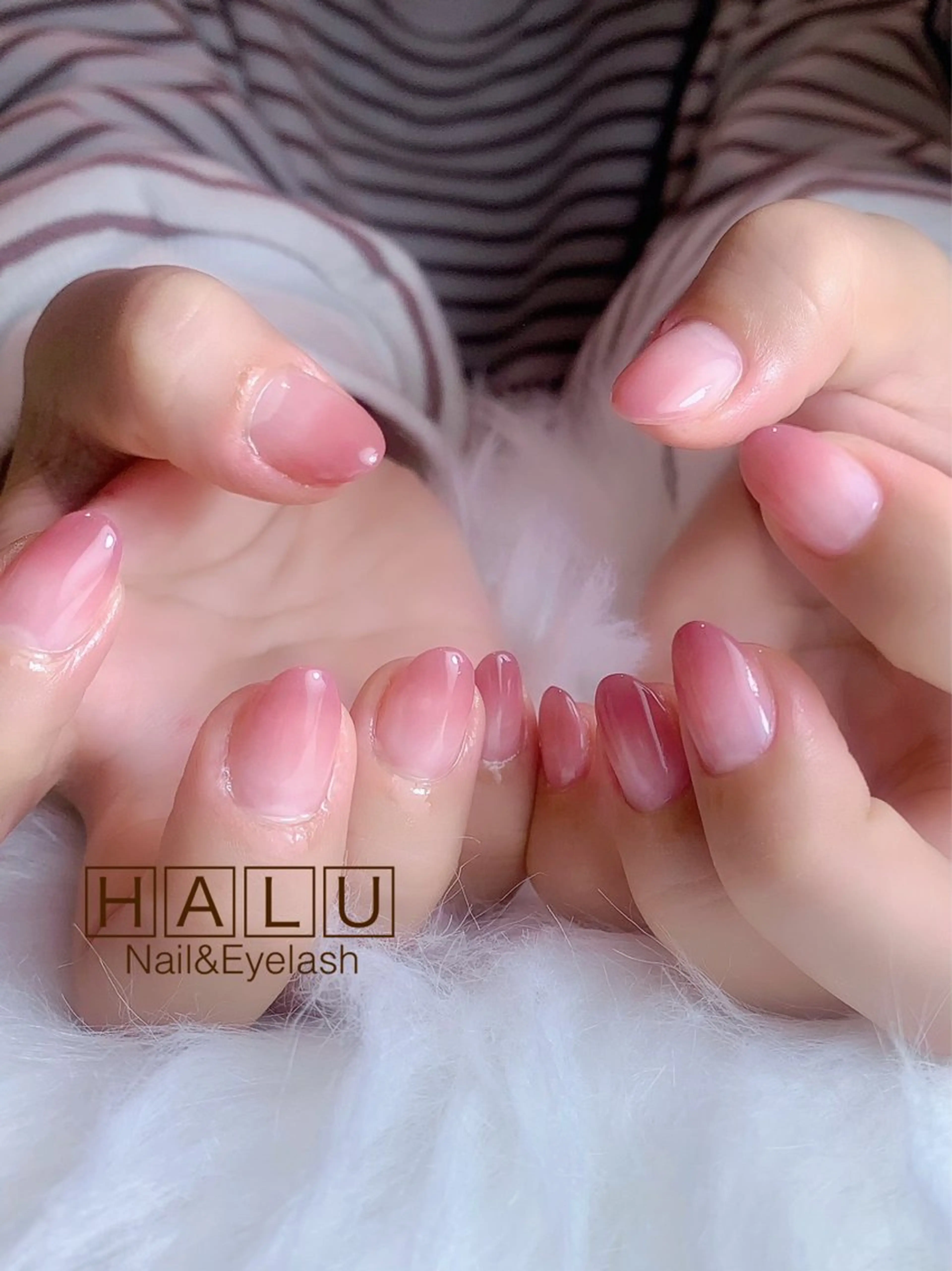 ネイル ピンク HALU ハルのネイルデザイン