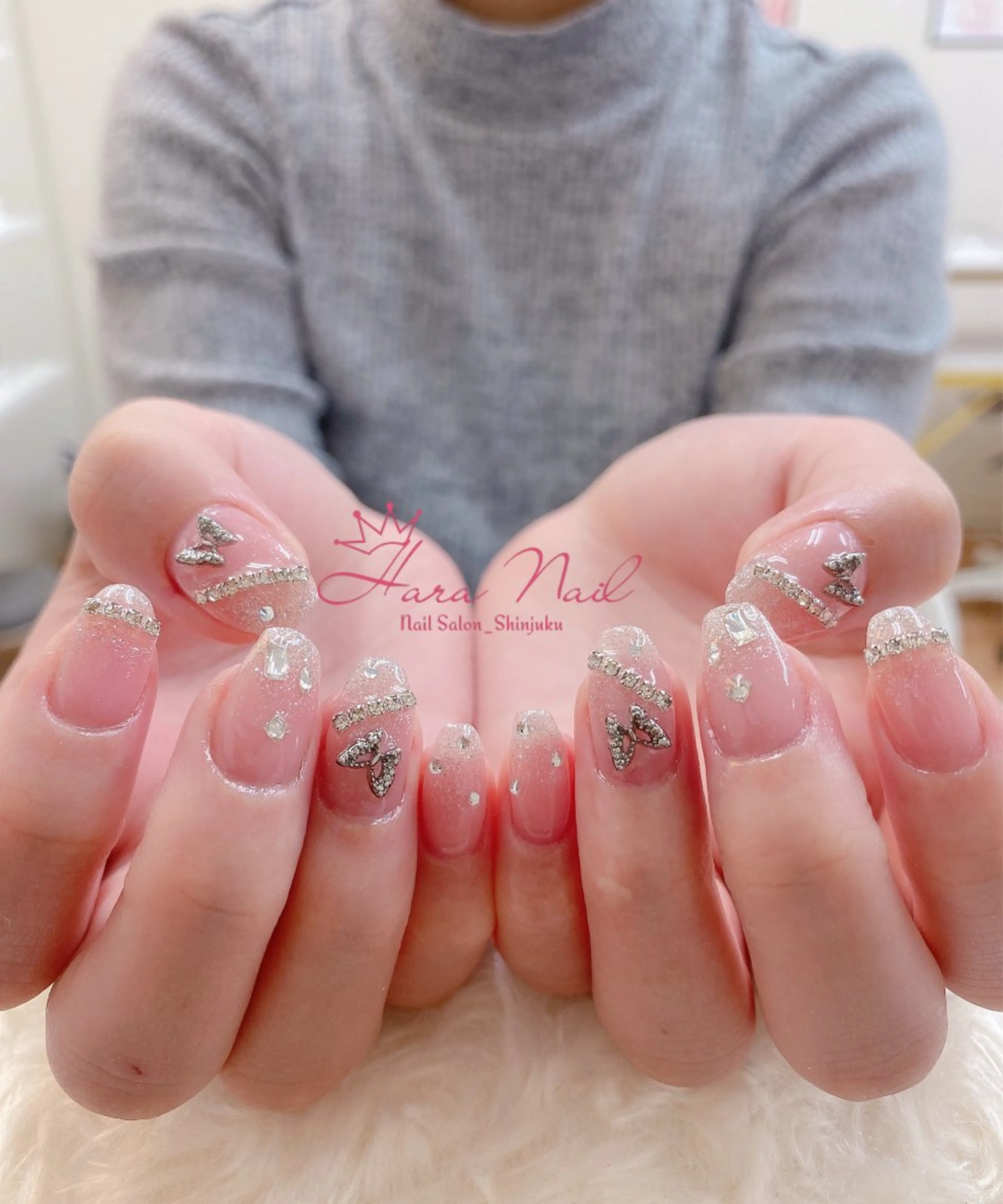 ネイル ハンドネイル ハンドケア Hara Nail 【パラジェル使用】のネイルデザイン