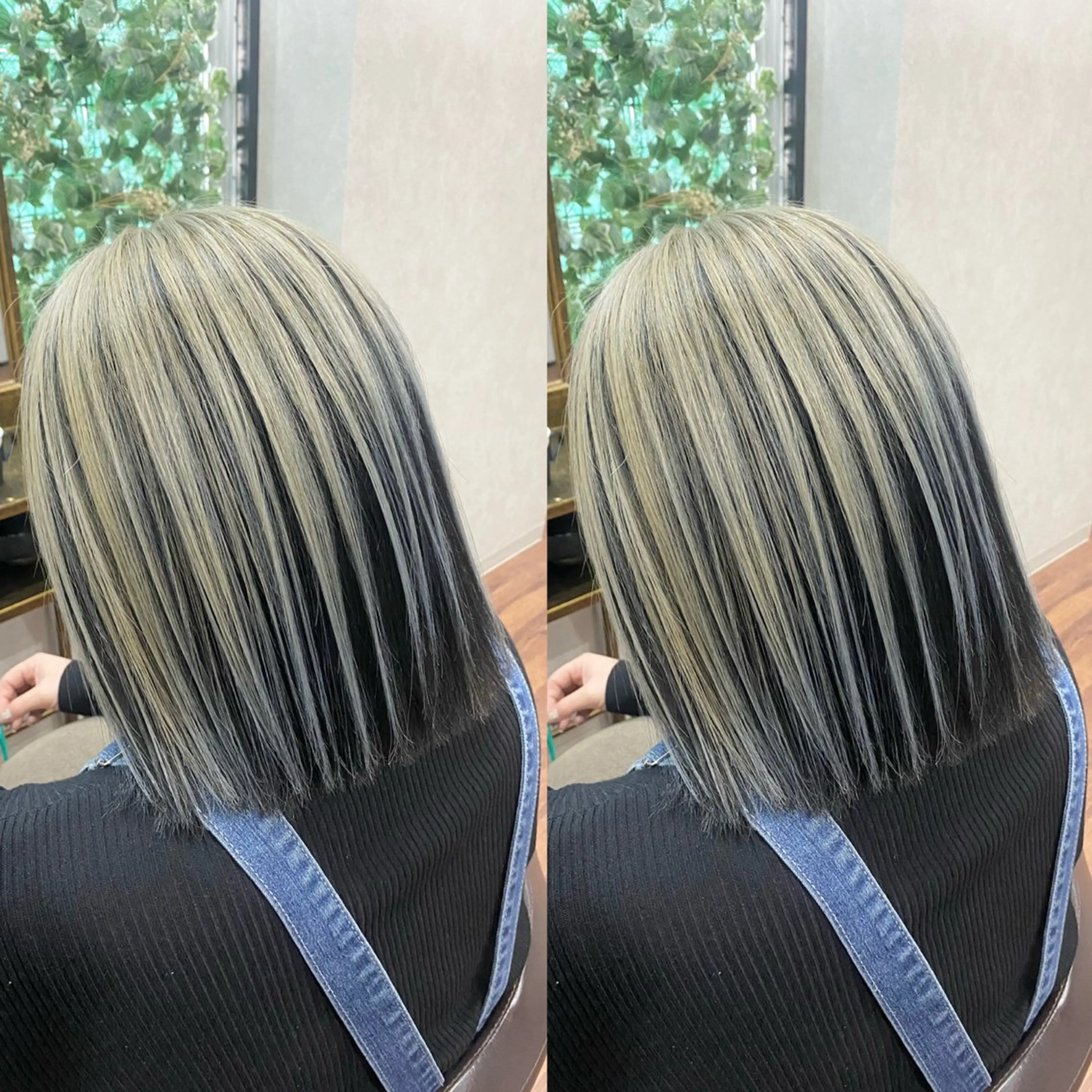 ミディアム カット ヘアカラー _White所属・ＳＨＩ ＺＵのヘアスタイル