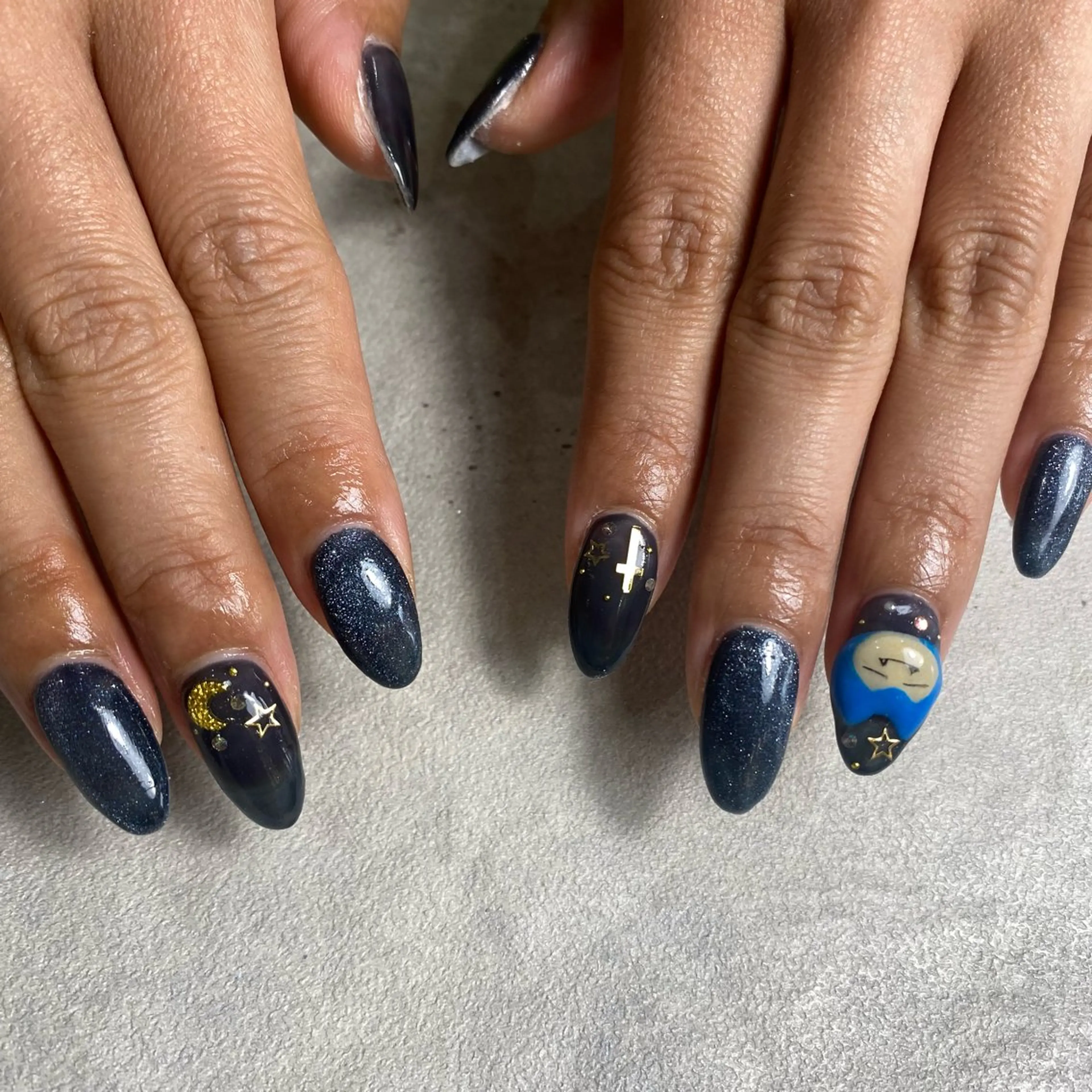 ネイル マグネットネイル nailroom Anmie.のネイルデザイン