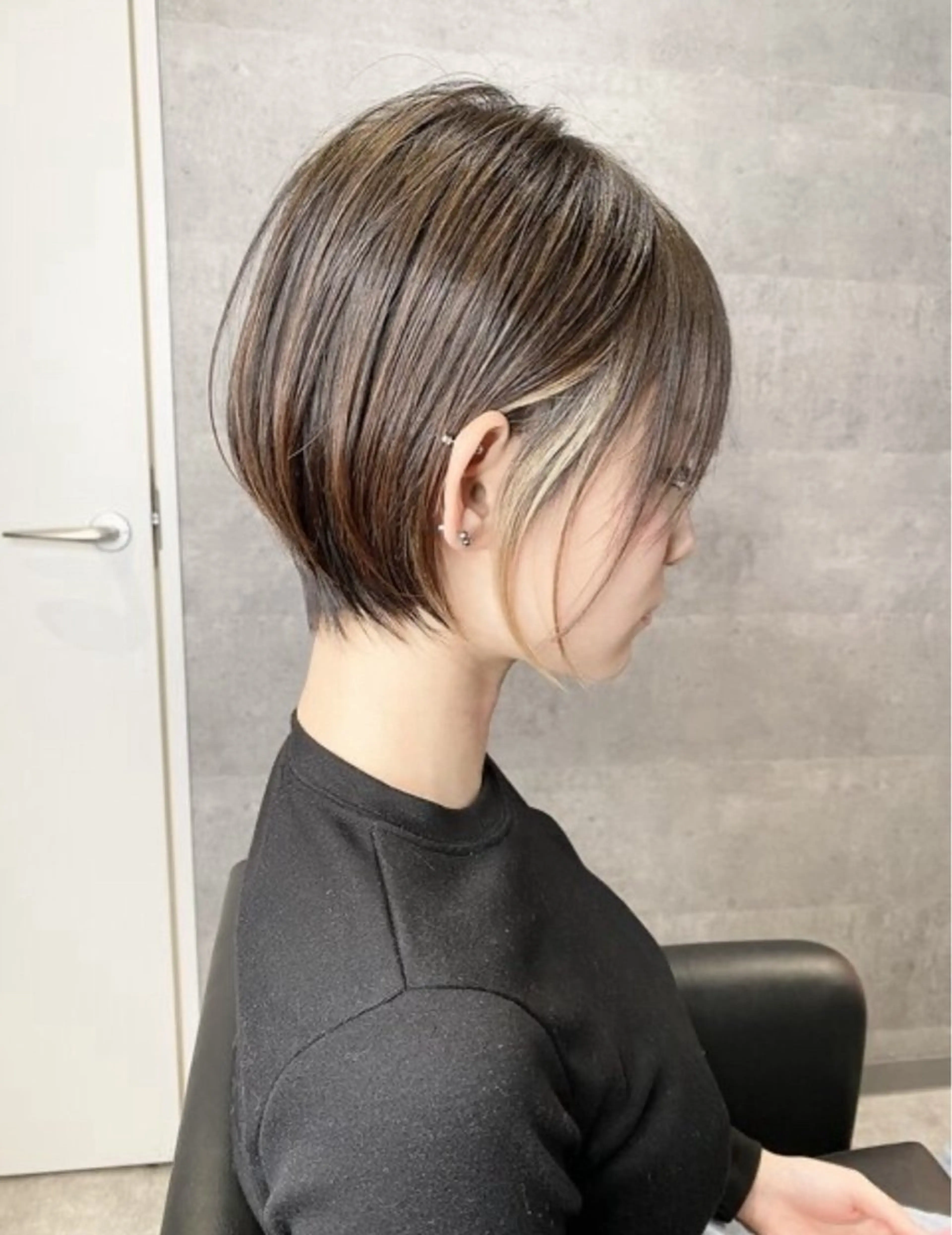 ショート ショートヘア 小顔カット _WHITE鳳店所属・_WHITE /藤田唯生のヘアスタイル