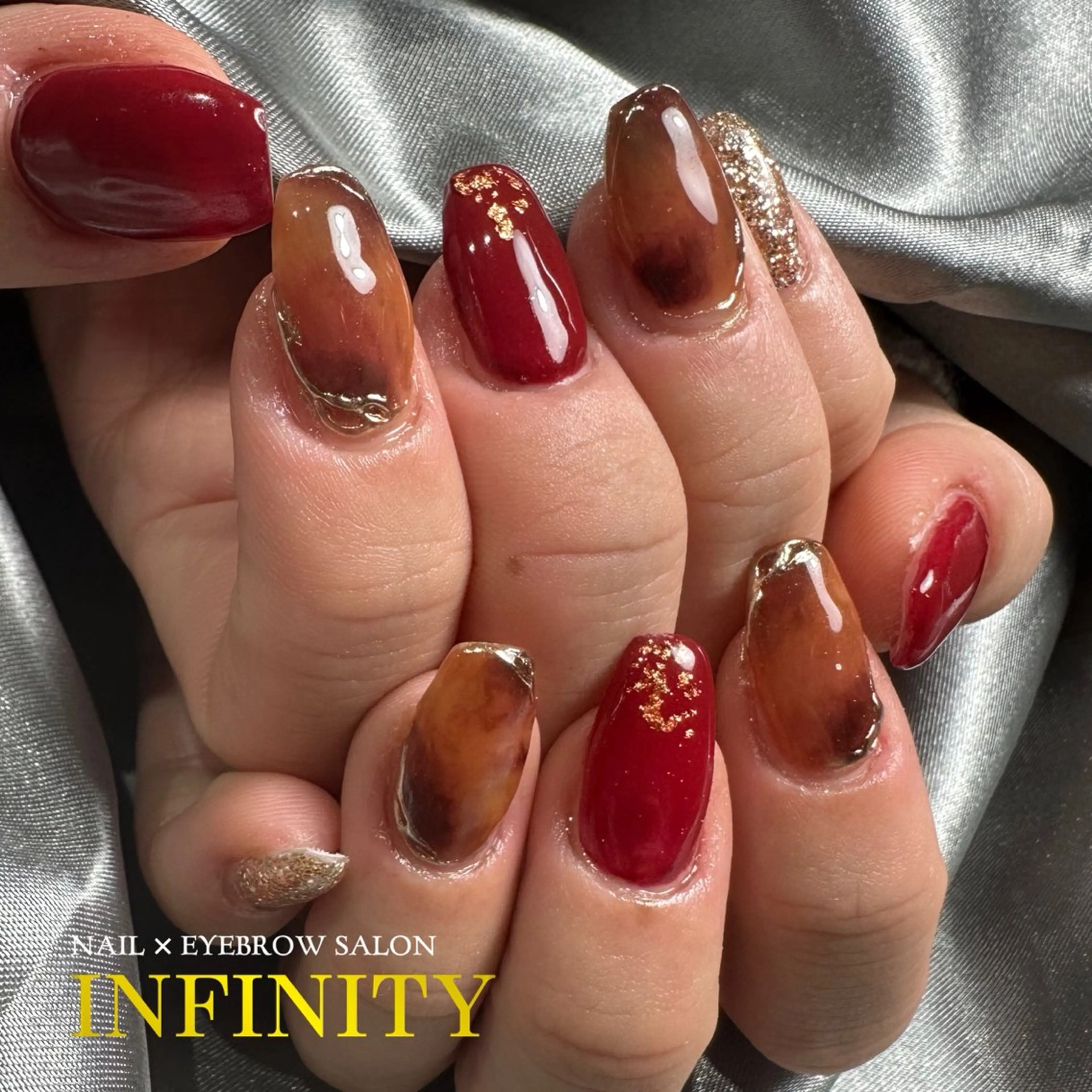 ネイル 冬ネイル ハンドネイル INFINITY所属・INFINITY nailのネイルデザイン