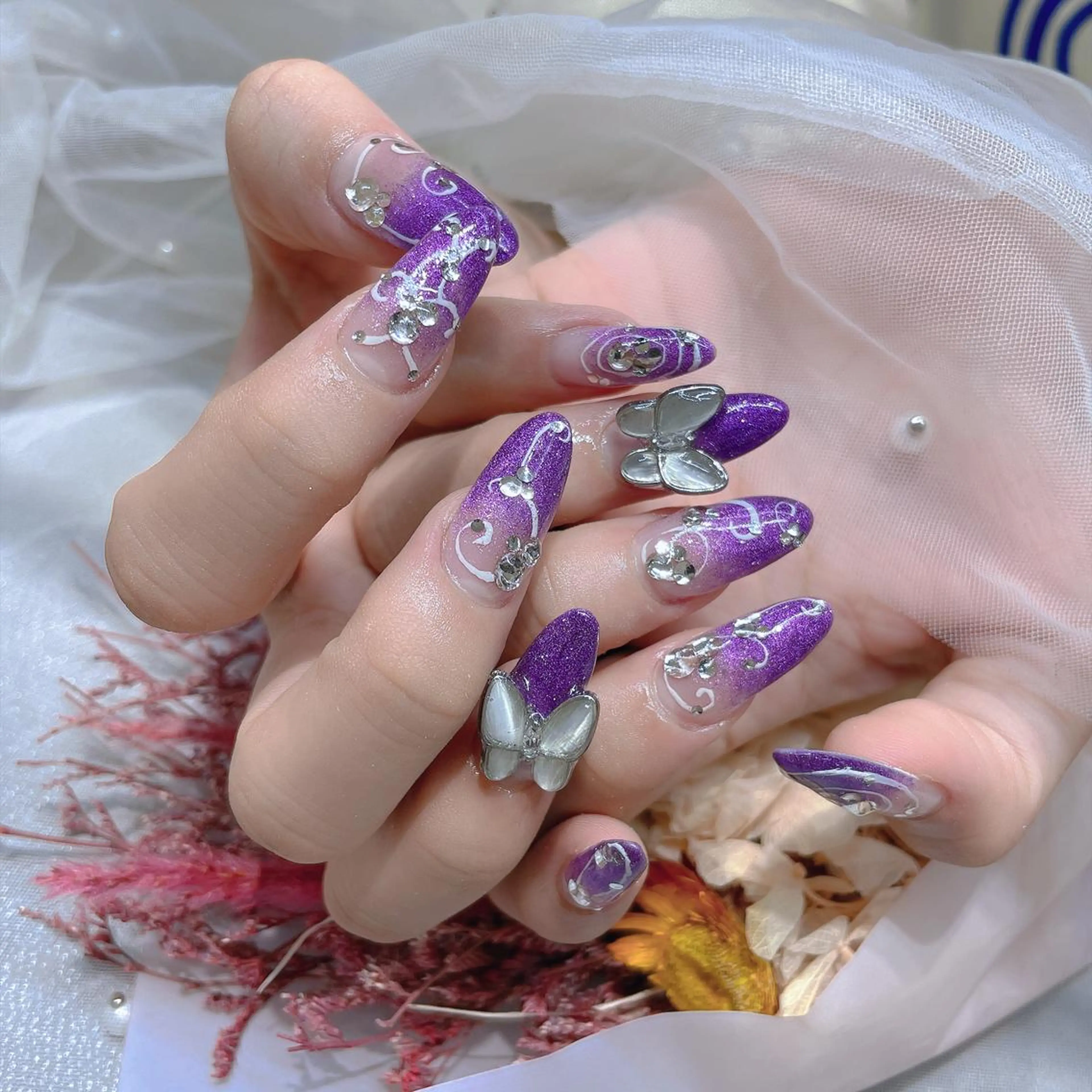 ネイル 長さだし専門店 M2　rikaのネイルデザイン