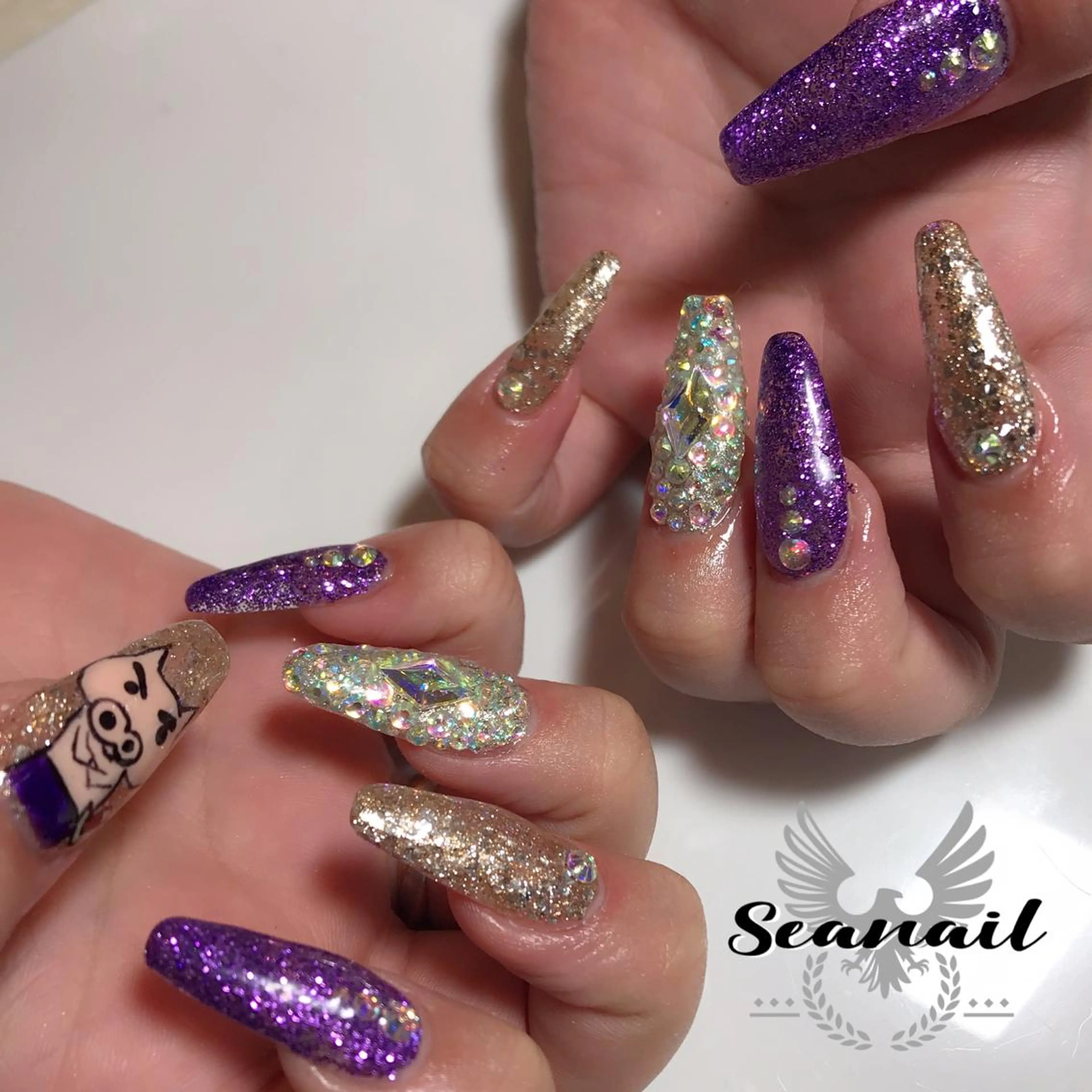 ネイル 小尾 栞のネイルデザイン