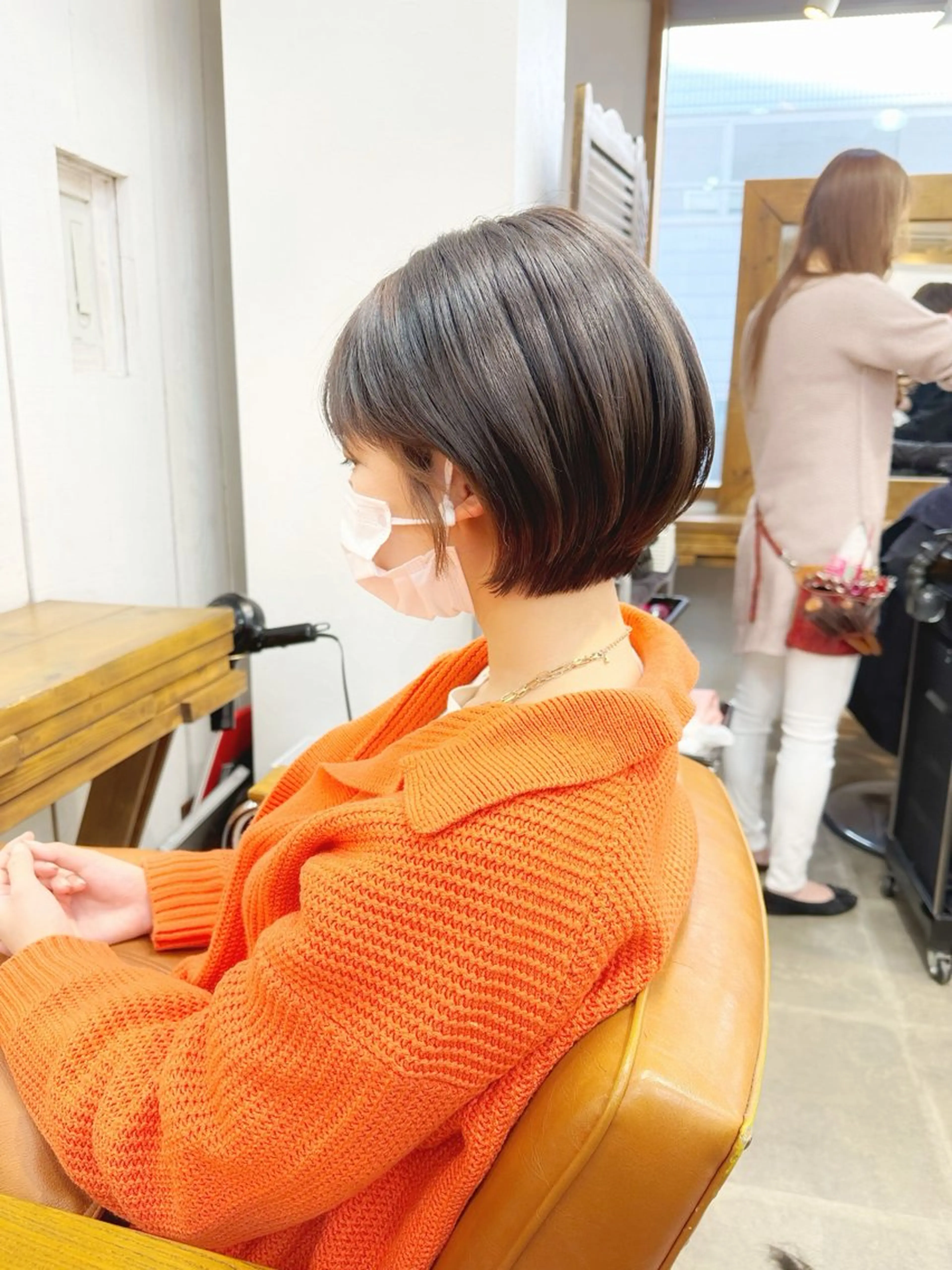 ショート くせ毛 newline銀座所属・銀座ショート/ 大人ショート/金子涼のヘアスタイル